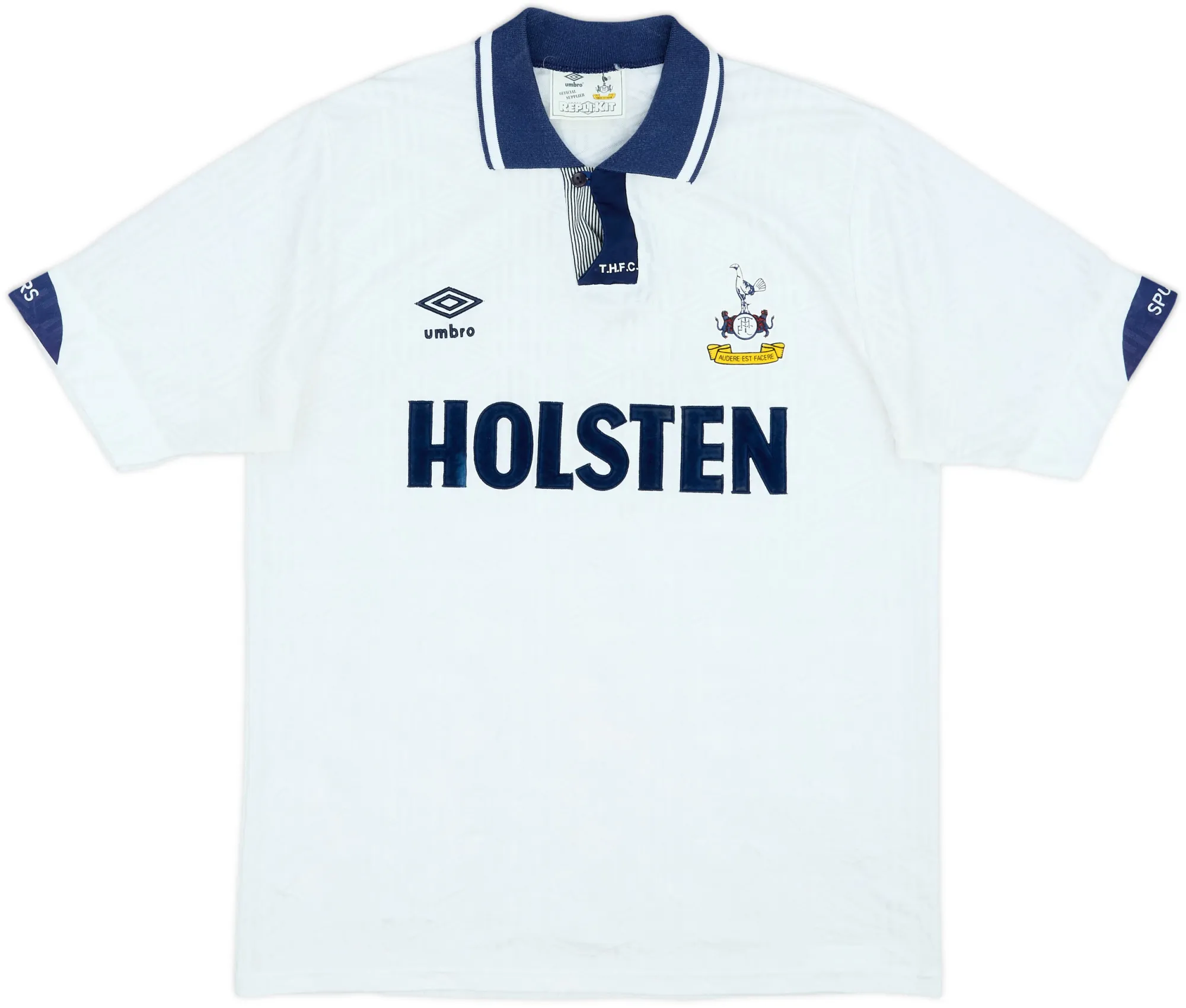 Umbro Tottenham Hotspur Mens SS Home Shirt 1991/93