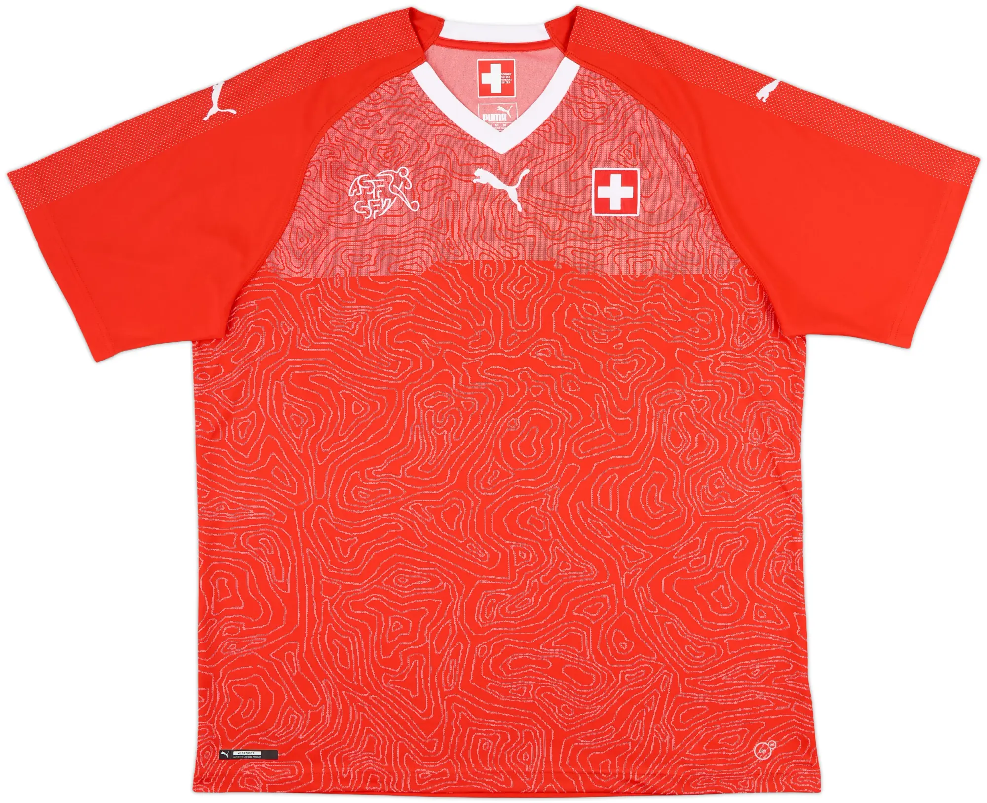 2018-20 Switzerland Home Shirt - 9/10 - (XXL)