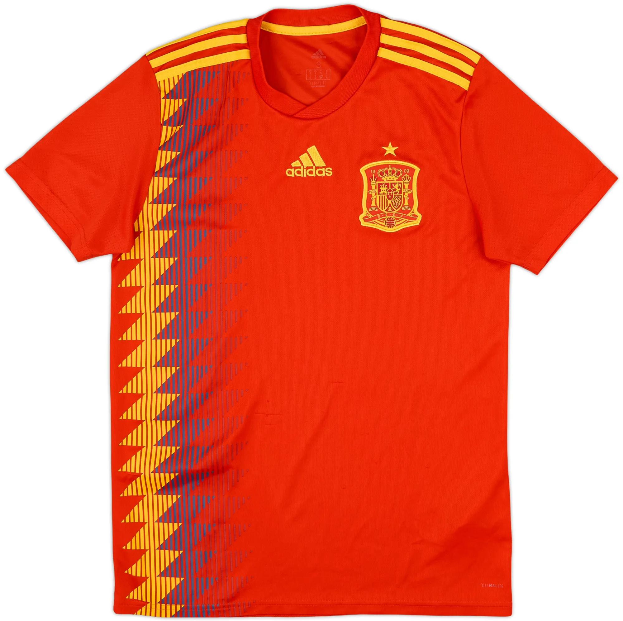 adidas Spain Mens SS Home Shirt 2018
