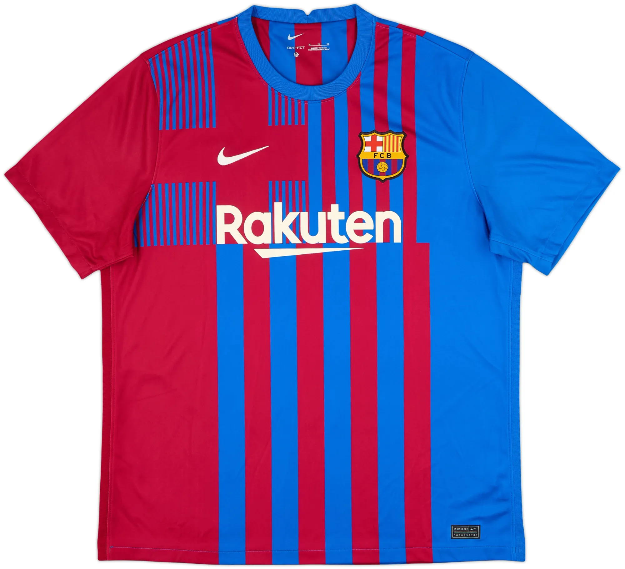 Nike Barcelona Mens SS Home Shirt 2021/22