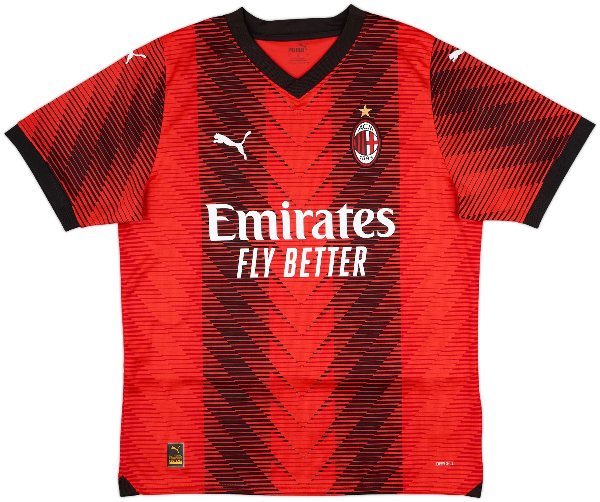 2023-24 AC Milan Home Shirt - 10/10 - (L)