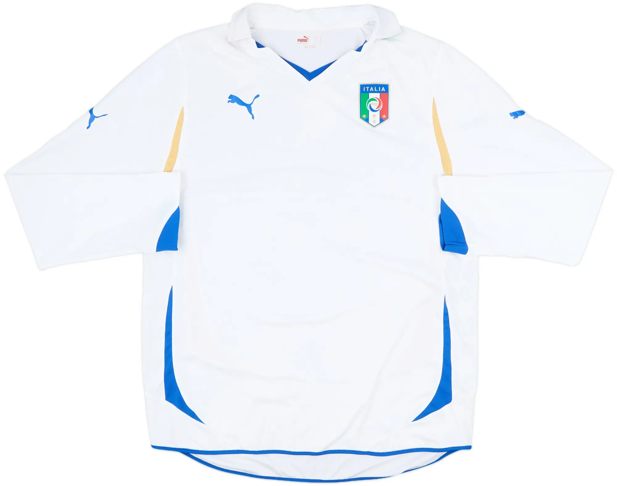 2010-12 Italy Player Issue Away L/S Shirt - 7/10 - (XL)