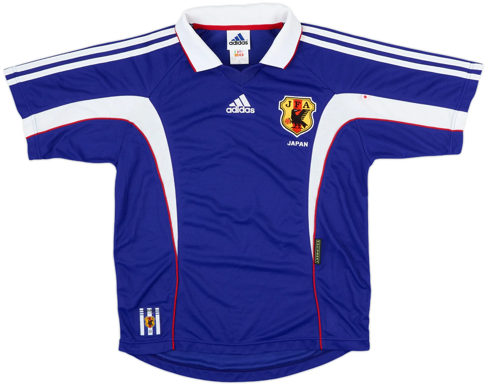 adidas Japan Mens SS Player Issue Home Shirt 1999