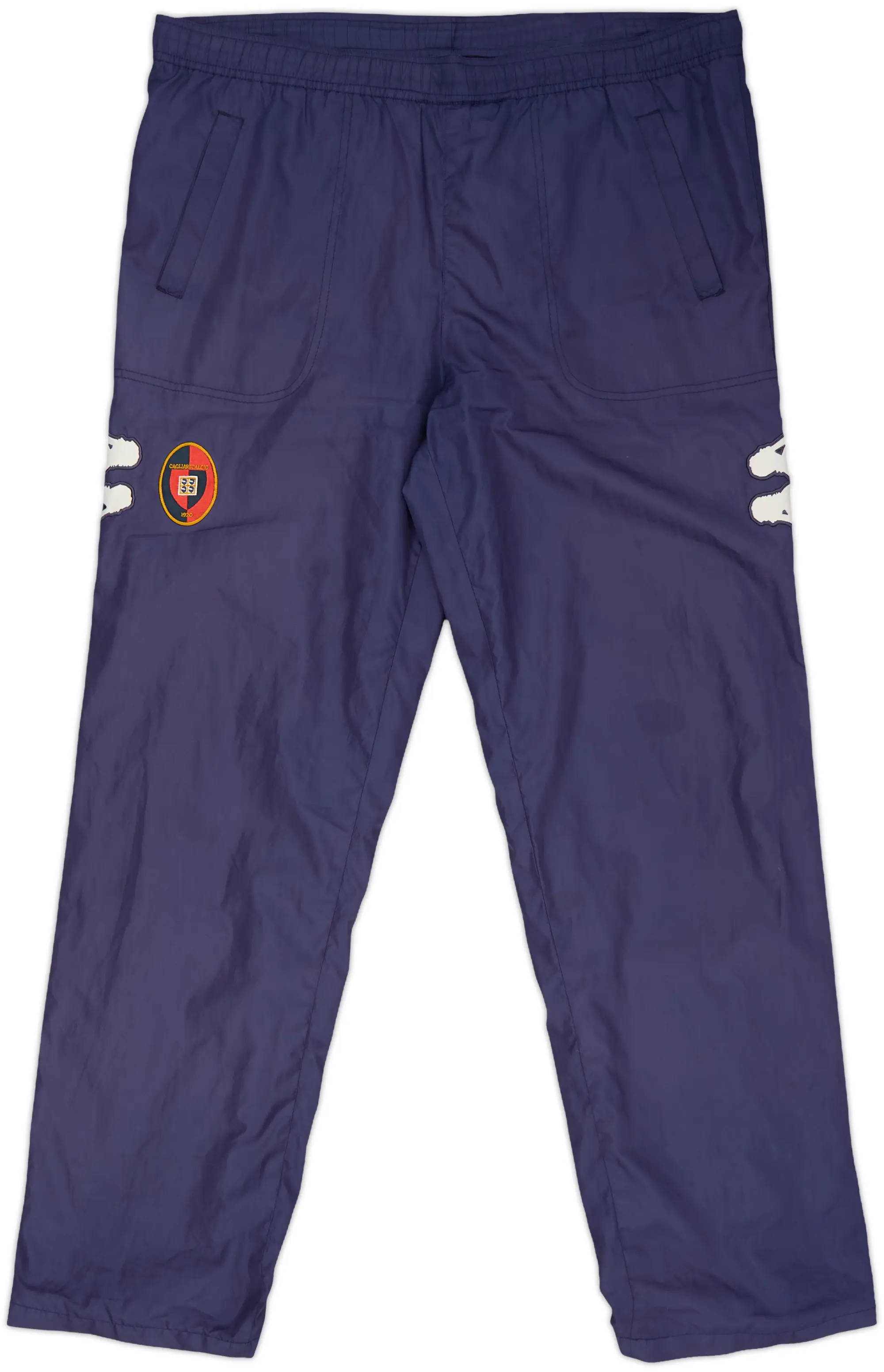 2011-12 Cagliari Kappa Track Pants/Bottoms - 7/10 - (L)