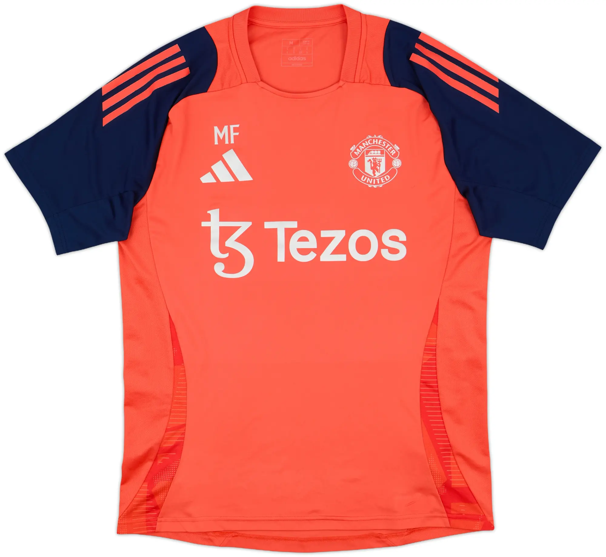 2024-25 Manchester United Staff Issue adidas Training Shirt 'MF' - 9/10 - (M)