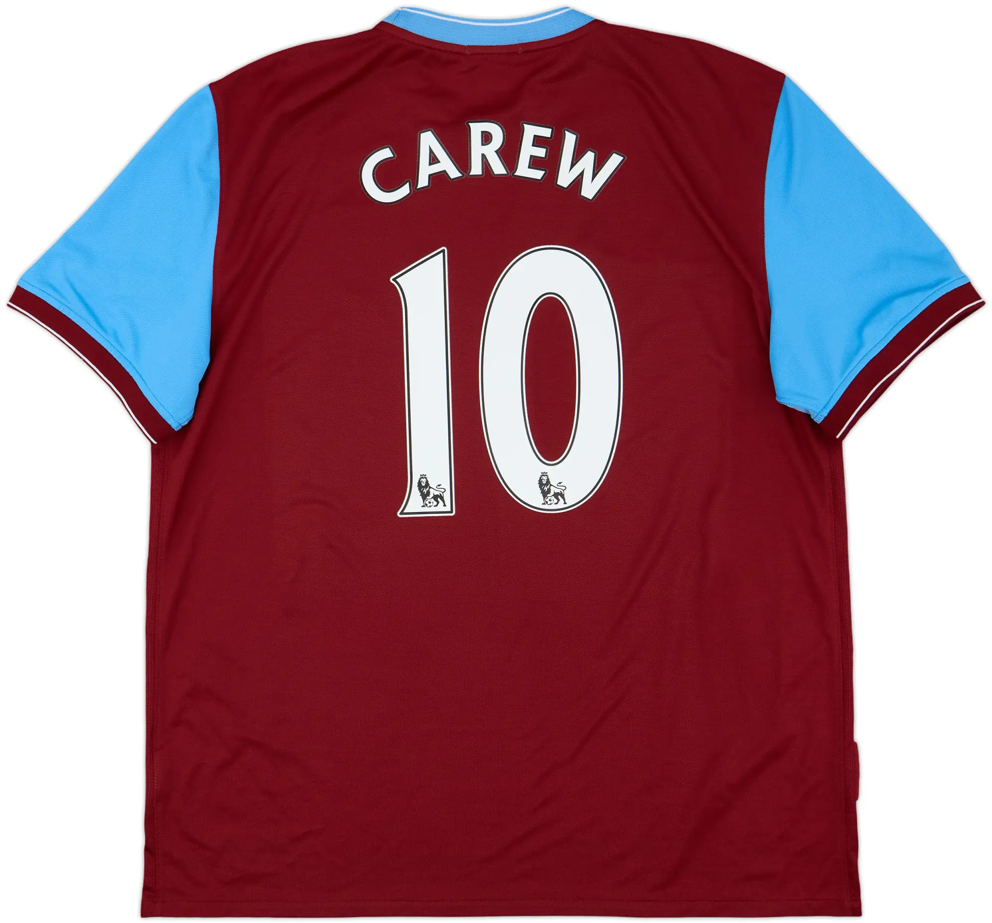 2009-10 Aston Villa Home Shirt Carew #10 - 10/10 - (XL)