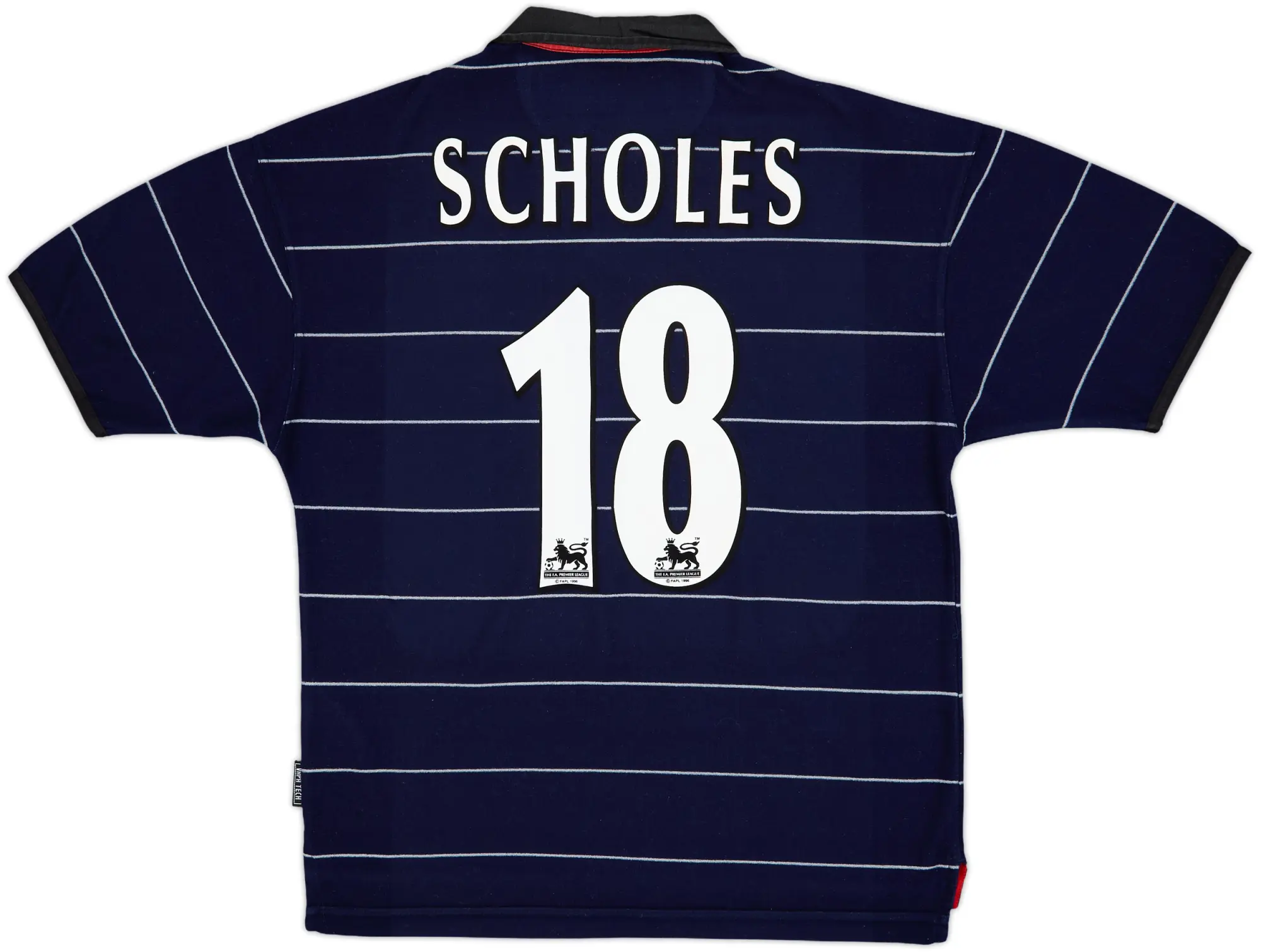 1999-00 Manchester United Away Shirt Scholes #18 - 8/10 - (M)
