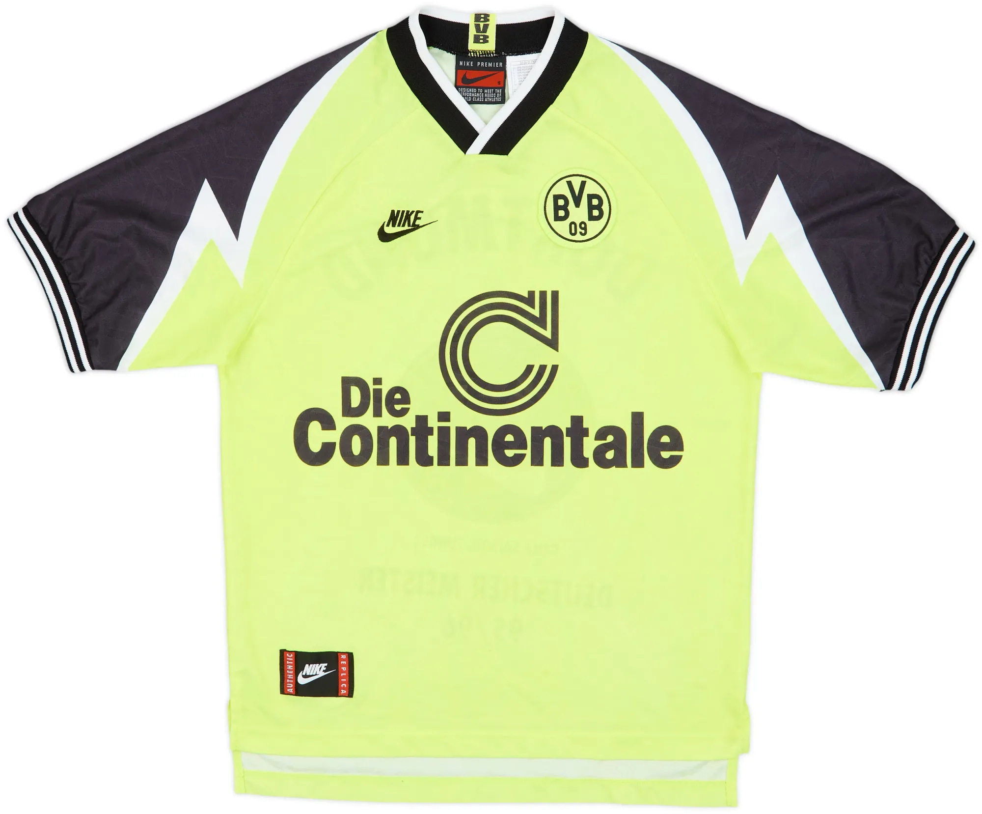 Nike Borussia Dortmund Mens SS Home Shirt 1995/96