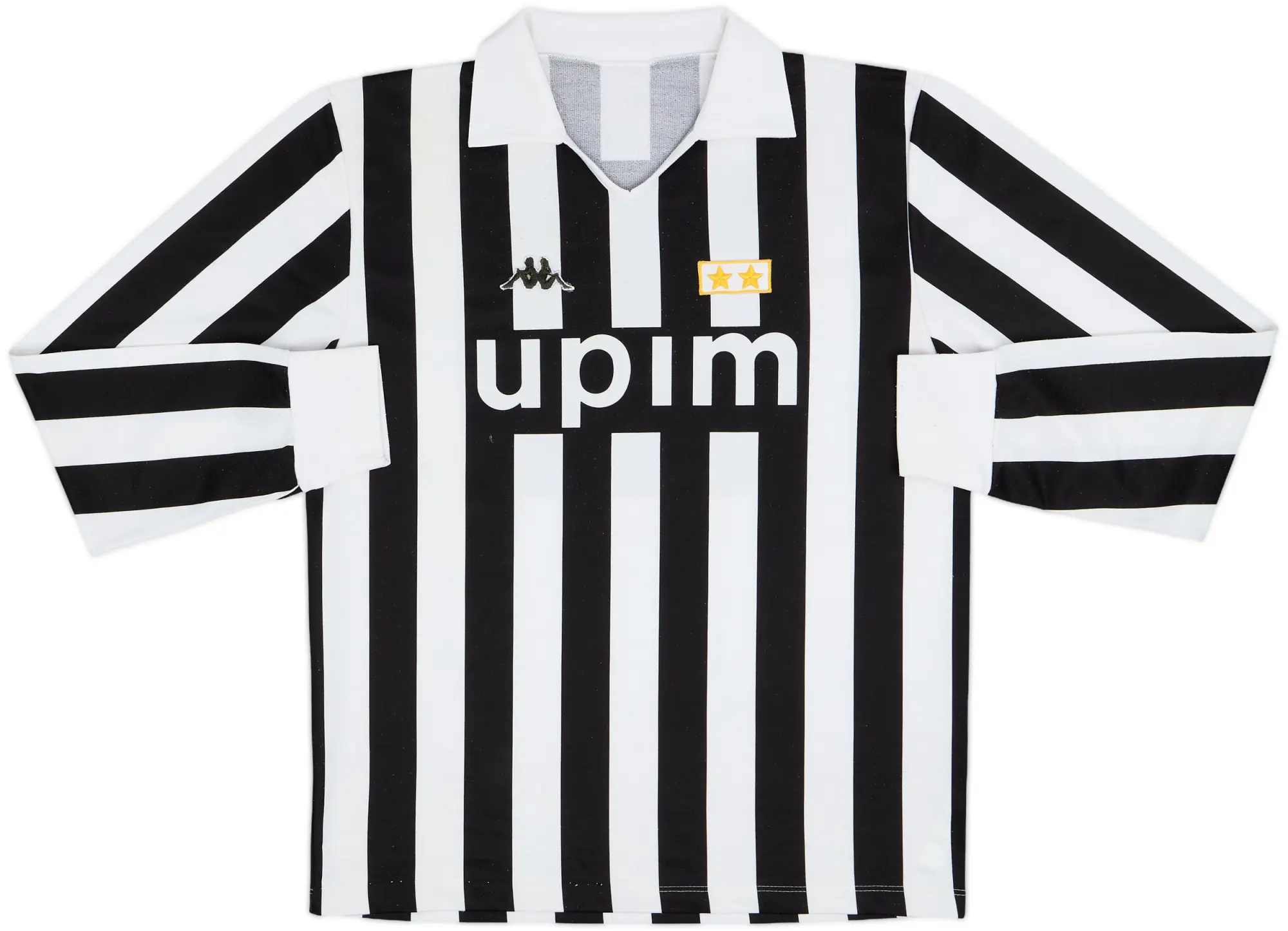 1989-90 Juventus Home L/S Shirt - 5/10 - (L)