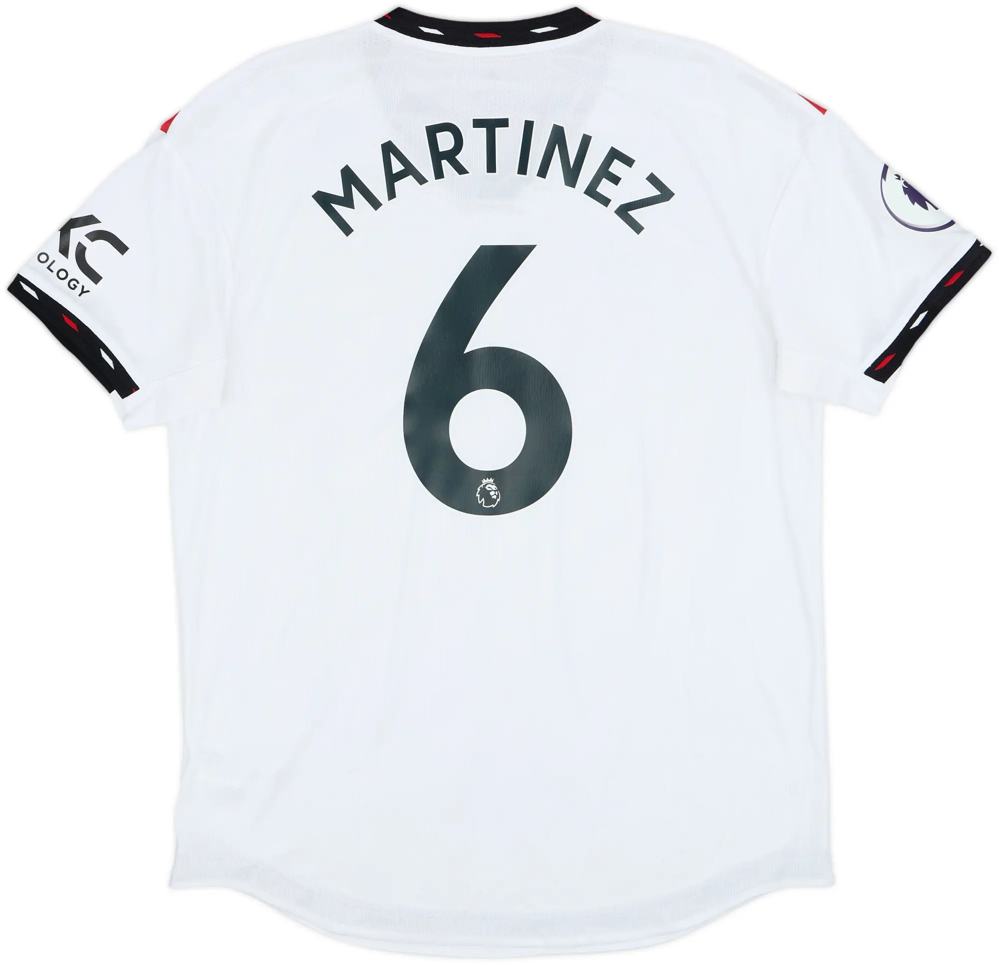 2022-23 Manchester United Authentic Away Shirt Martinez #6 - 8/10 - (L)