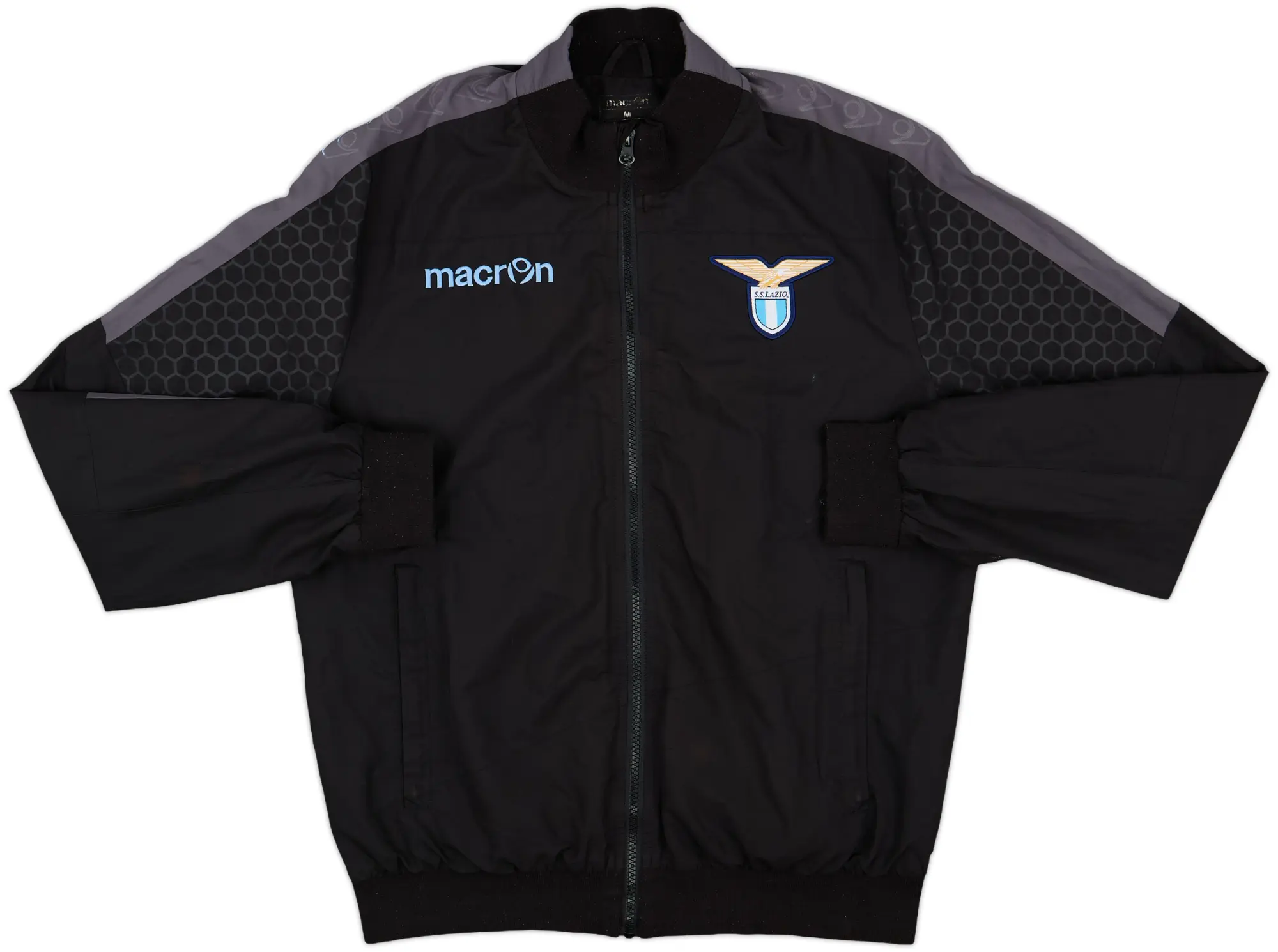 2015-16 Lazio Macron Track Jacket - 8/10 - (M)