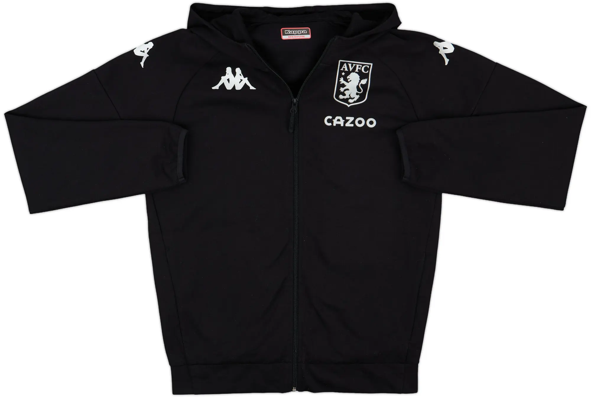 2019-20 Aston Villa Kappa Hooded Track Jacket - 8/10 - (M)