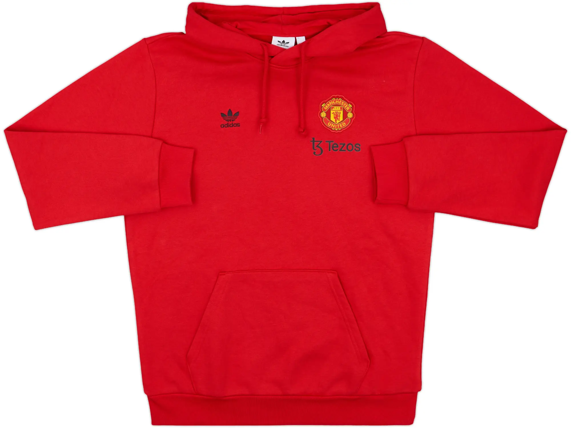 2023-24 Manchester United adidas Hoodie - 10/10 - (M)
