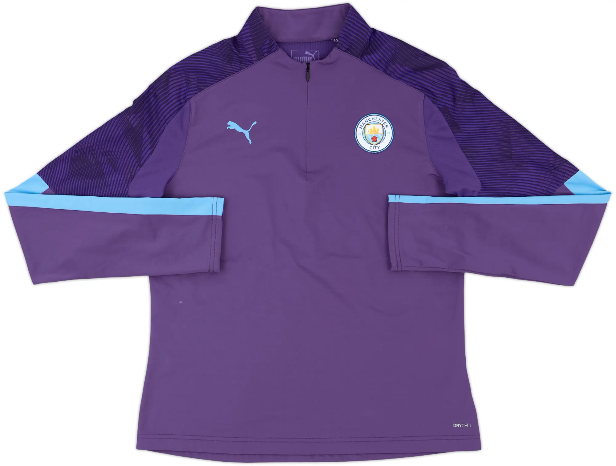 2019-20 Manchester City 1/4 Zip Drill Top - 9/10 - (Women's L)
