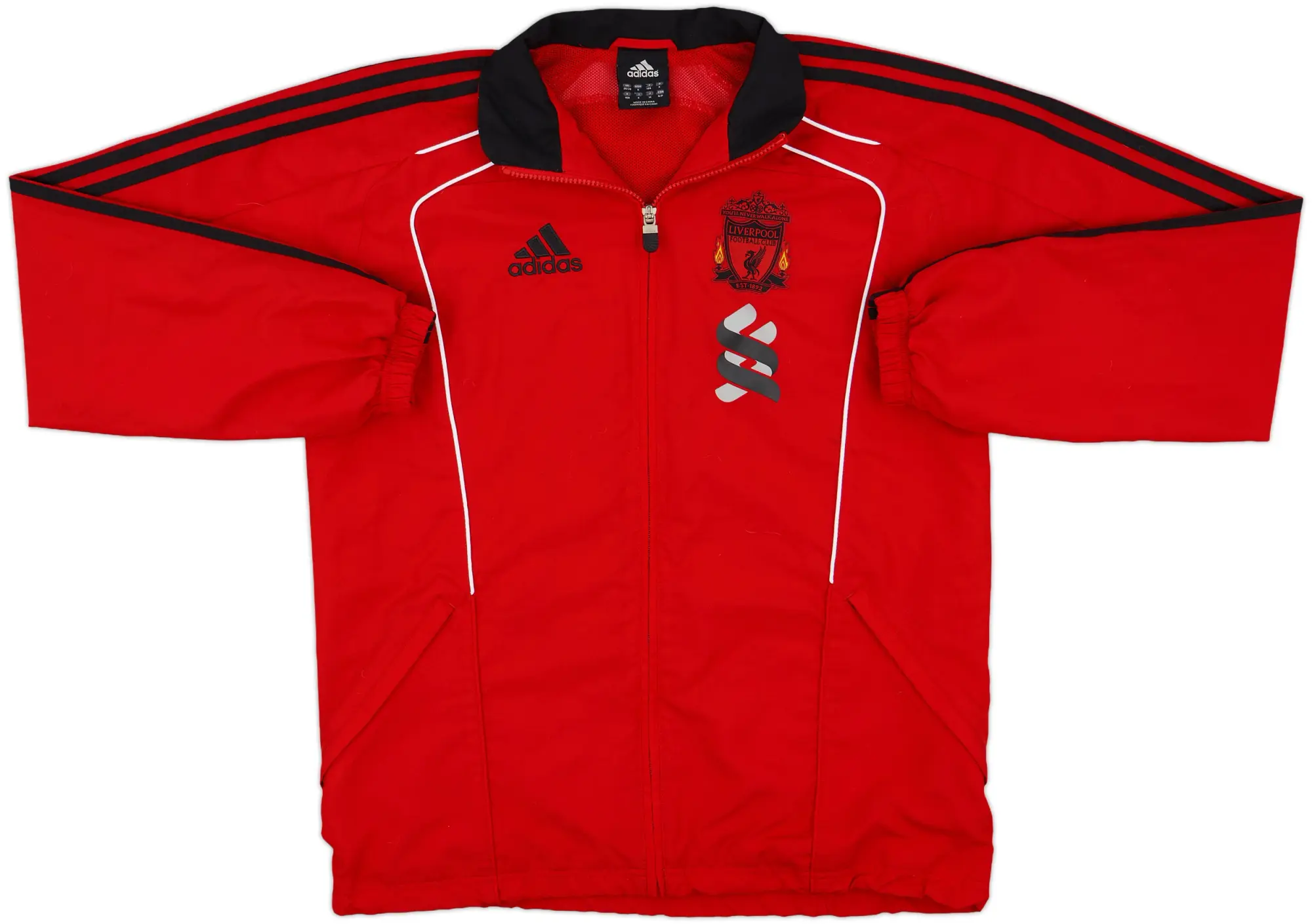 2010-11 Liverpool adidas Track Jacket - 10/10 - (S)