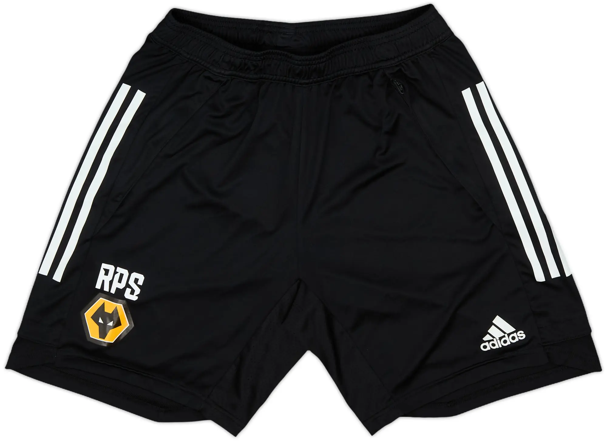 2019-20 Wolves Staff Issue adidas Training Shorts 'RPS' - 10/10 - (M)