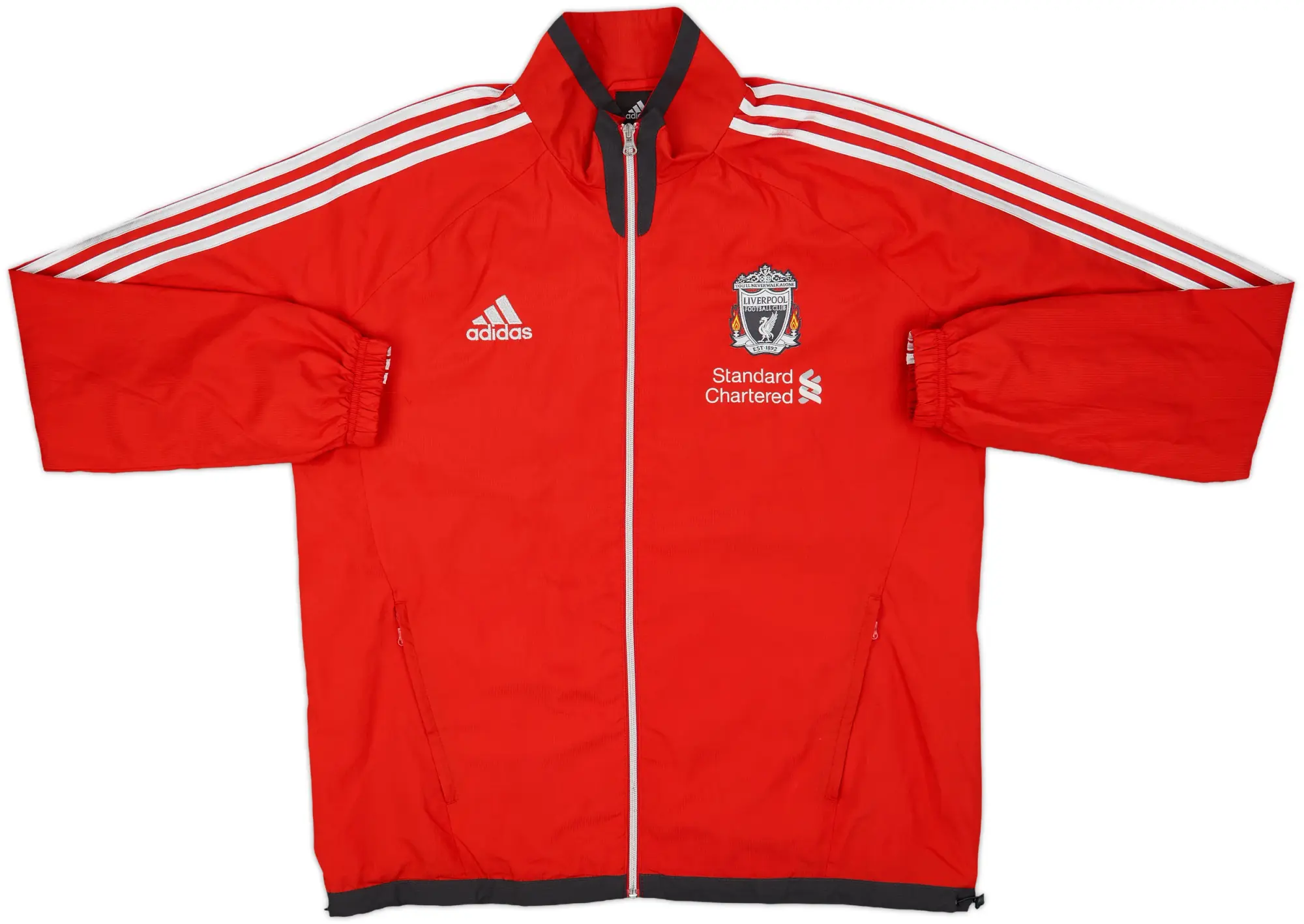 2011-12 Liverpool adidas Track Jacket - 7/10 - (L/XL)