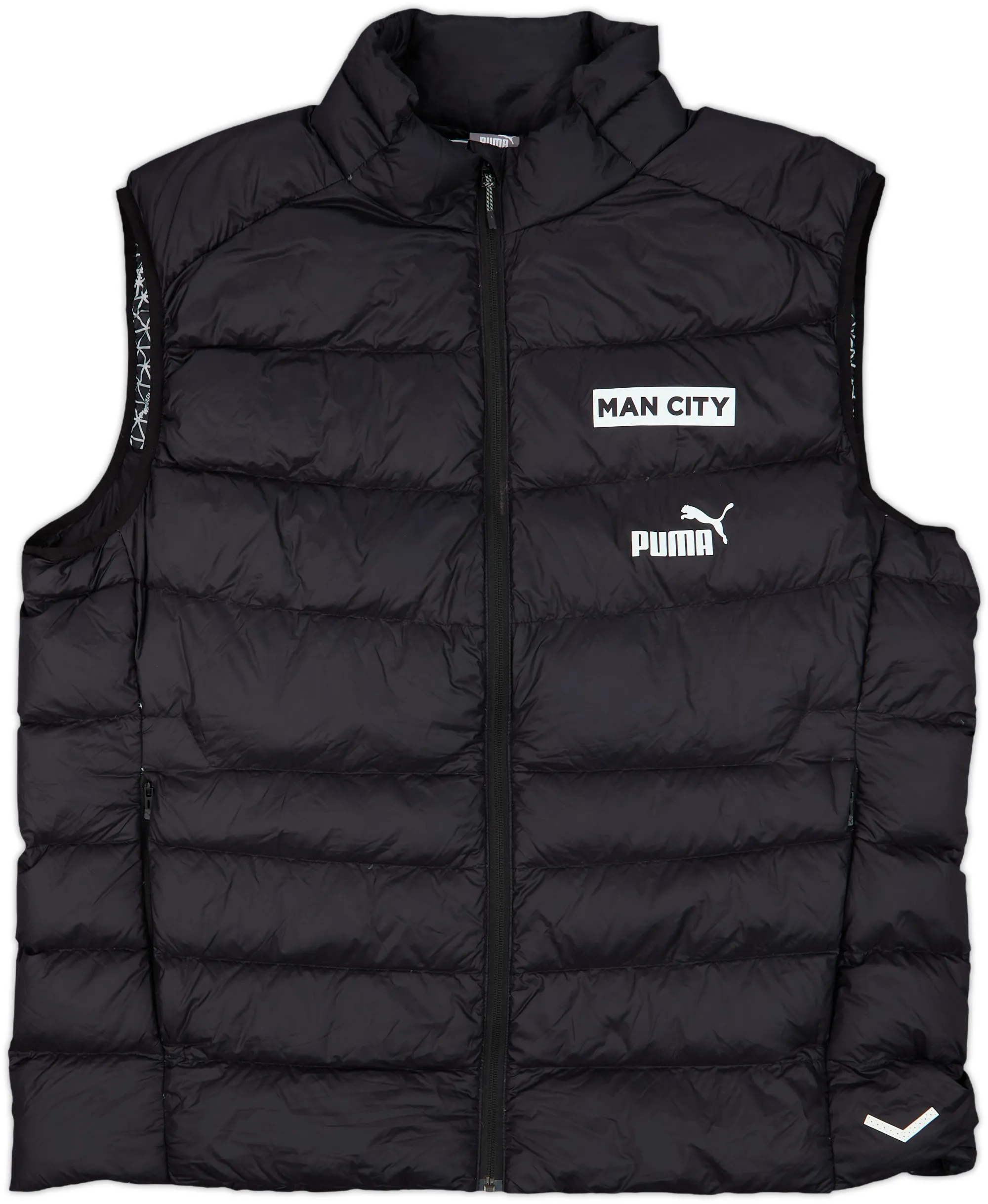 2022-23 Manchester City Puma Casuals Padded Gilet/Vest - 10/10 - (XXL)