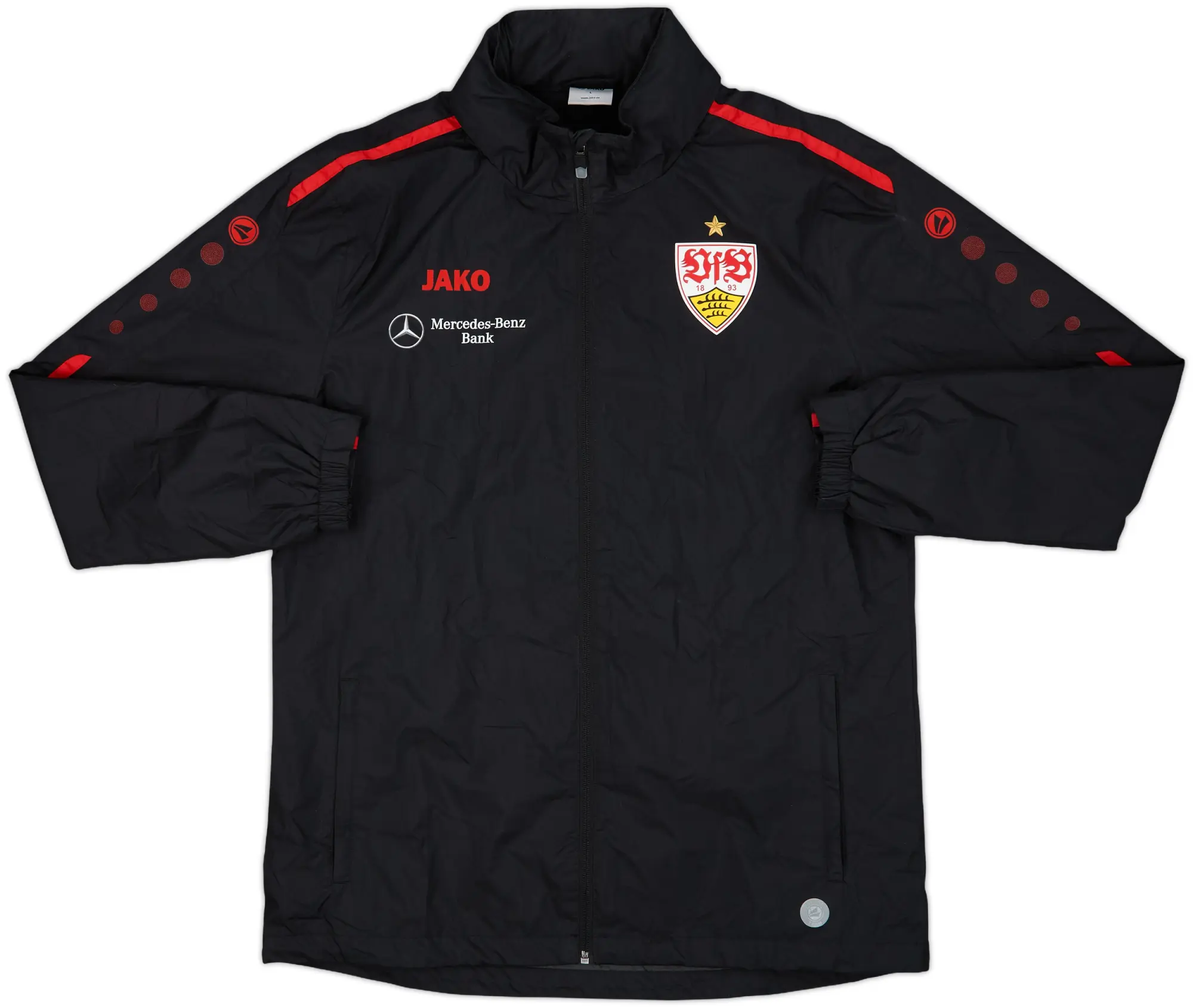2019-20 Stuttgart Jako Hooded Rain Jacket - 9/10 - (L)