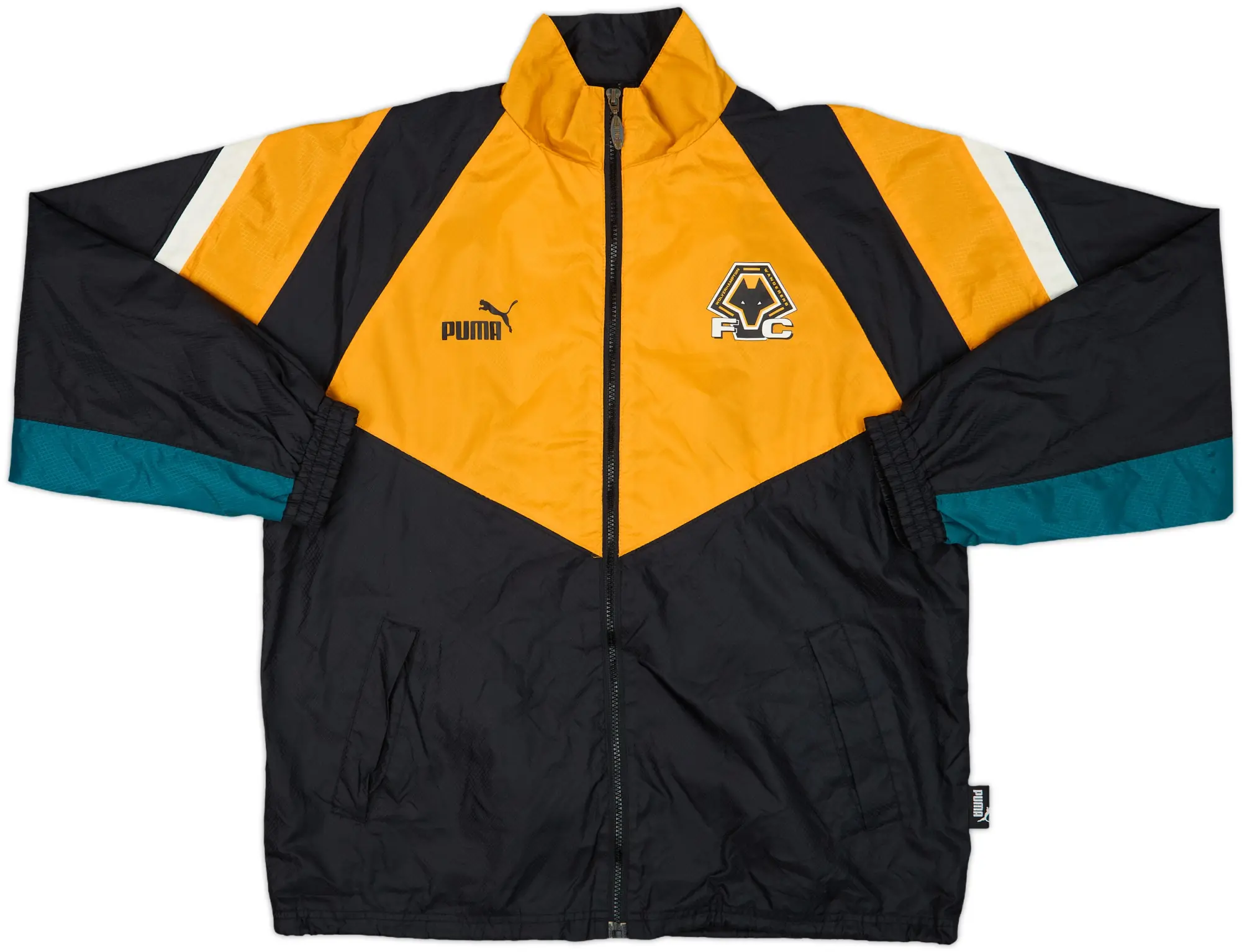 1996-97 Wolves Puma Track Jacket - 7/10 - (S)