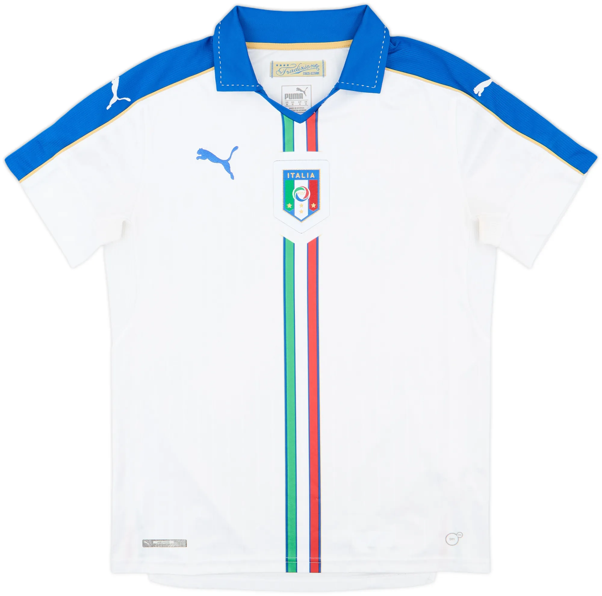 Puma Italy Mens SS Away Shirt 2016