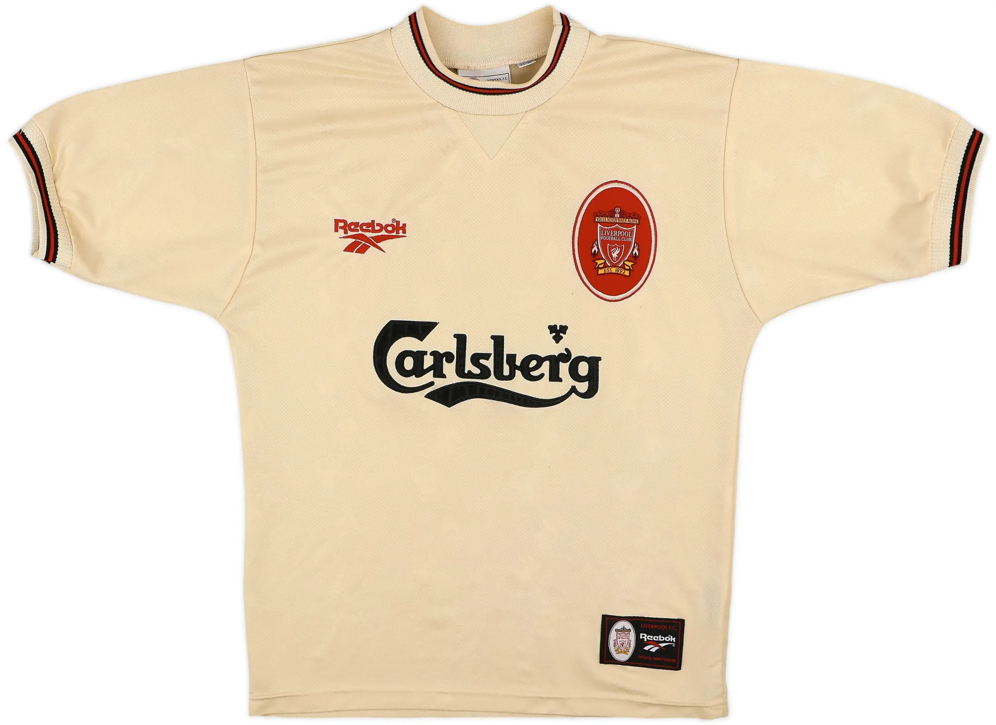 Reebok Liverpool Mens SS Away Shirt 1996/97