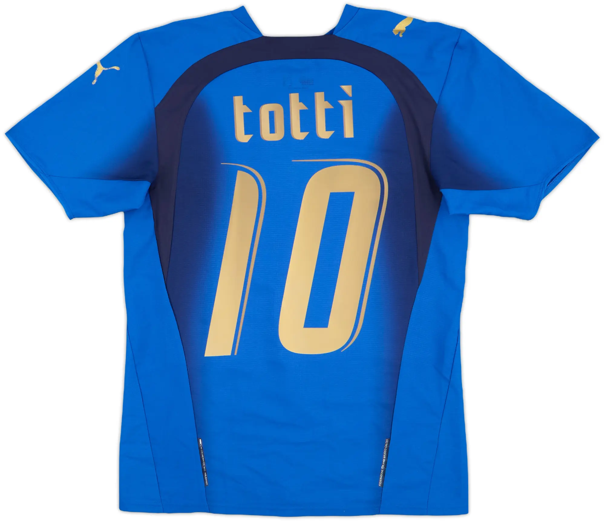 2006 Italy Home Shirt Totti #10 - 6/10 - (XS)
