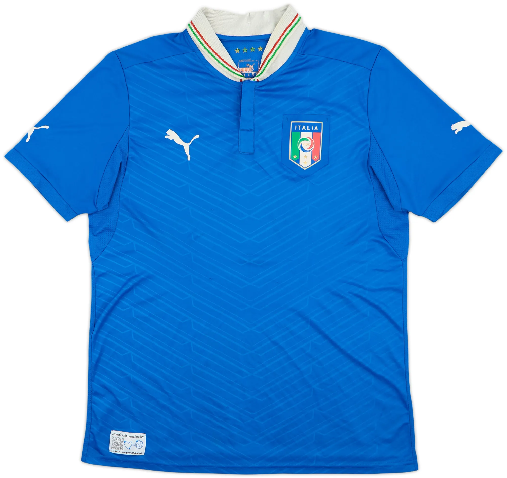 Puma Italy Mens SS Home Shirt 2012