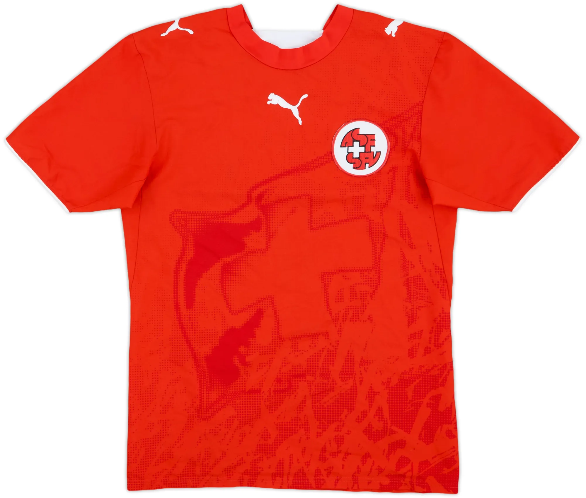 Puma Switzerland Boys SS Home Shirt 2006
