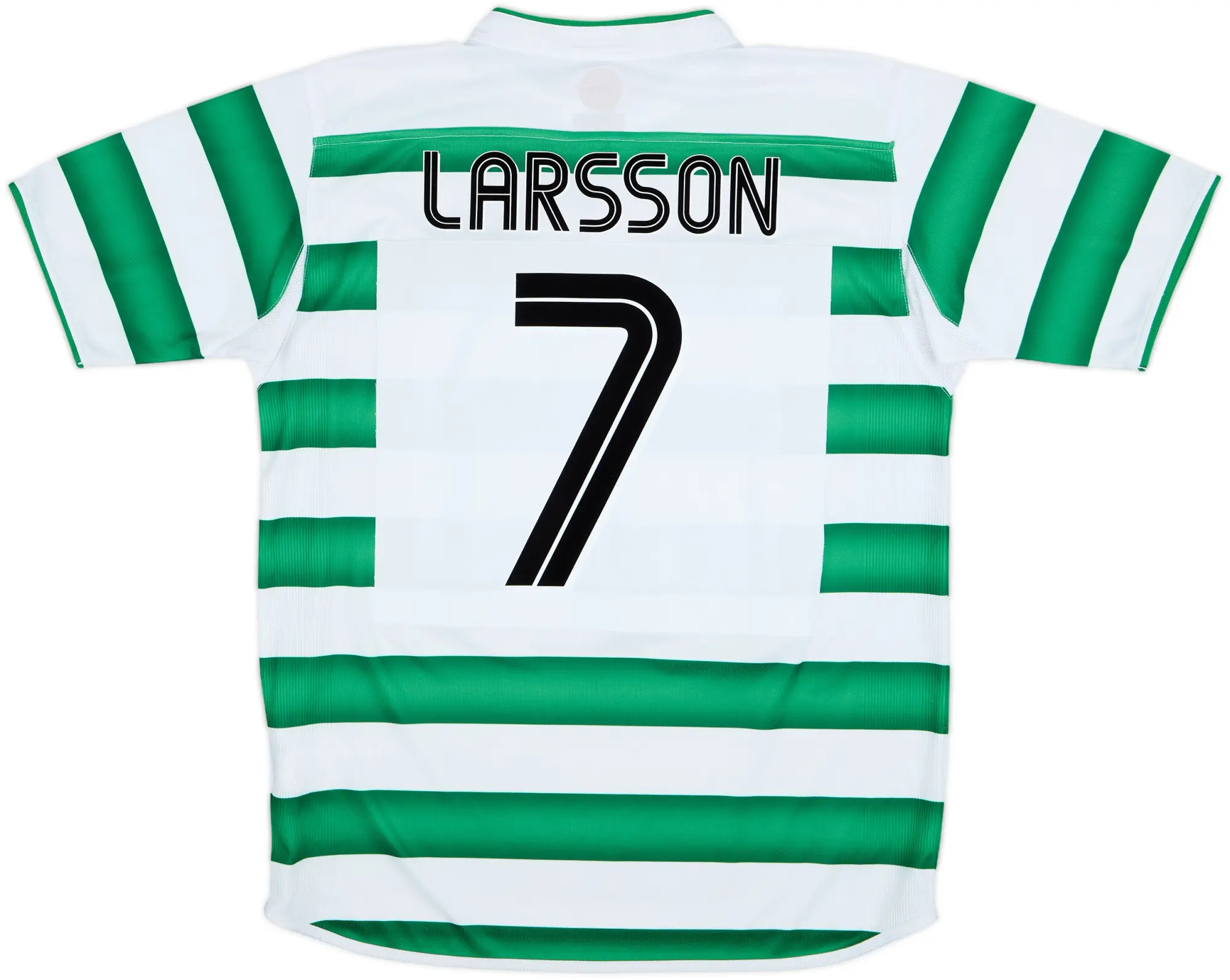 2003-04 Celtic Home Shirt Larsson #7 - 8/10 - (M)