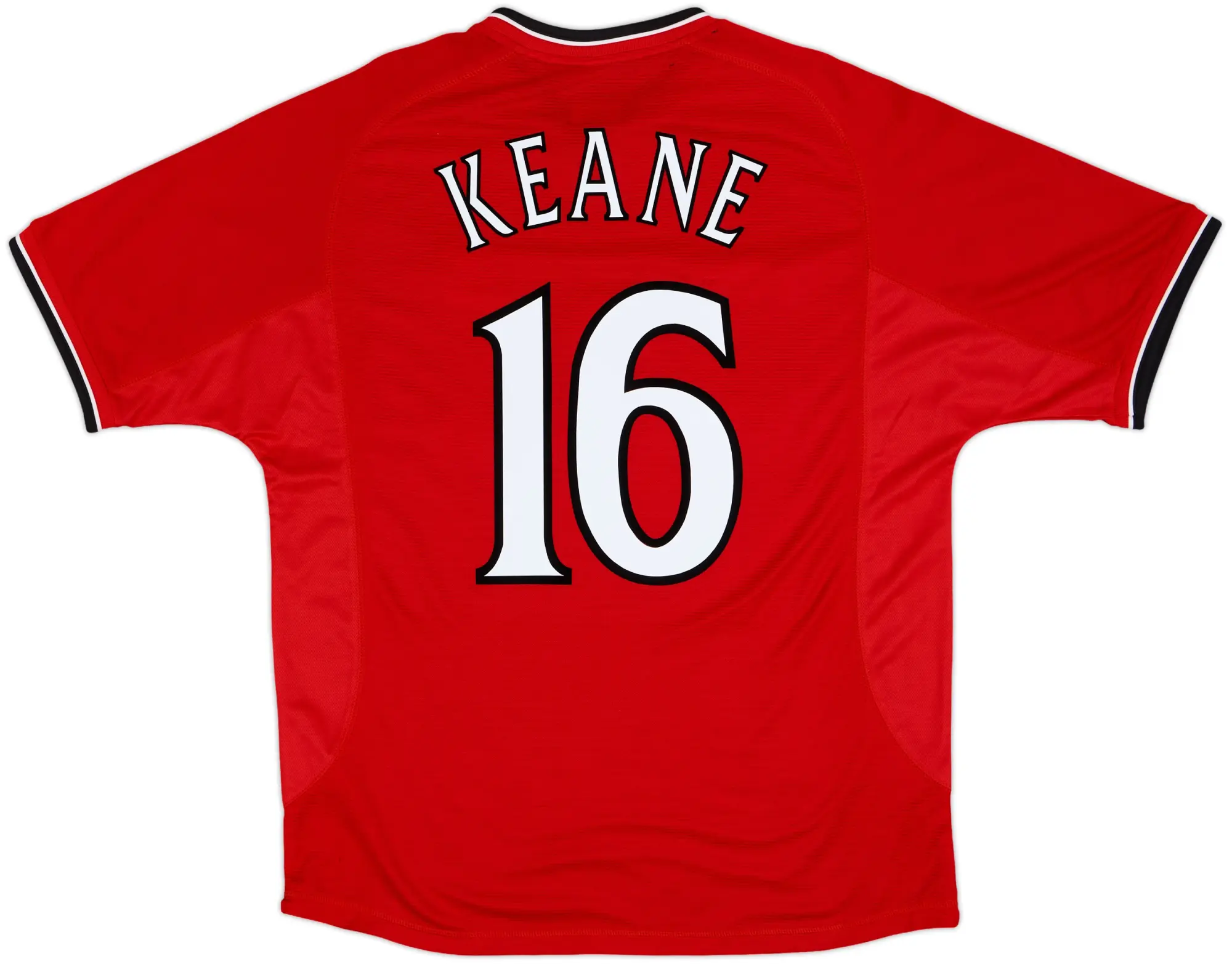 2000-02 Manchester United Home Shirt Keane #16 - 7/10 - (L)