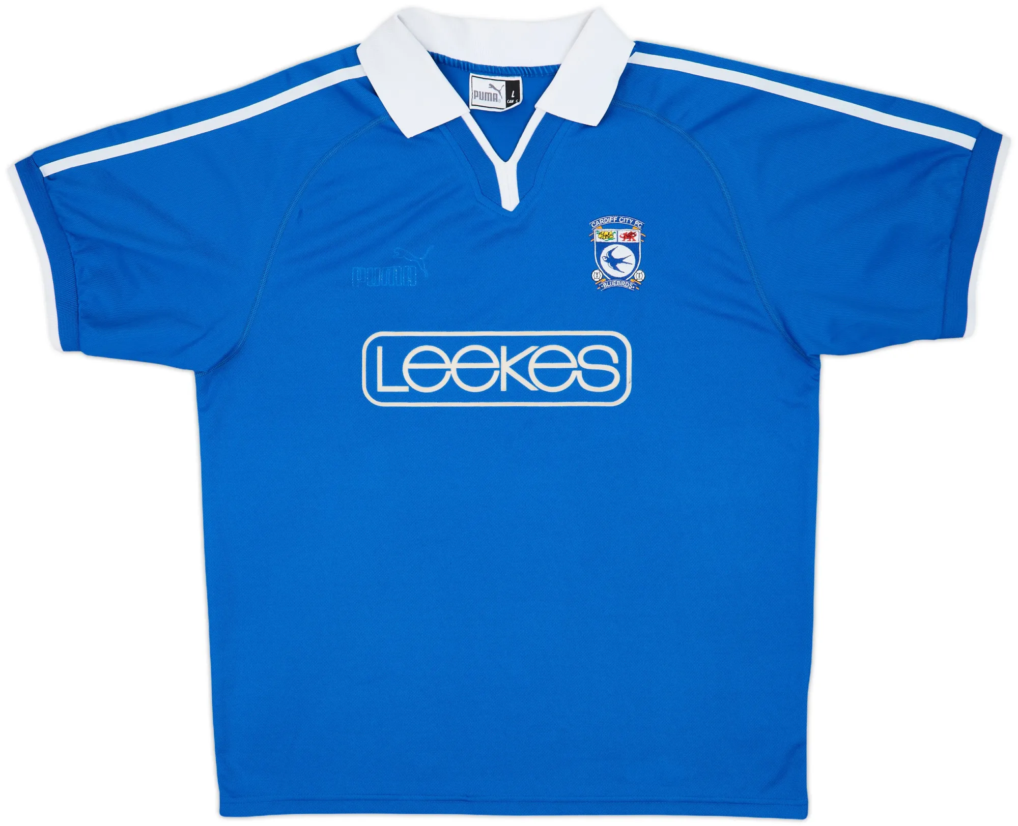 Puma Cardiff City Mens SS Home Shirt 2002/03