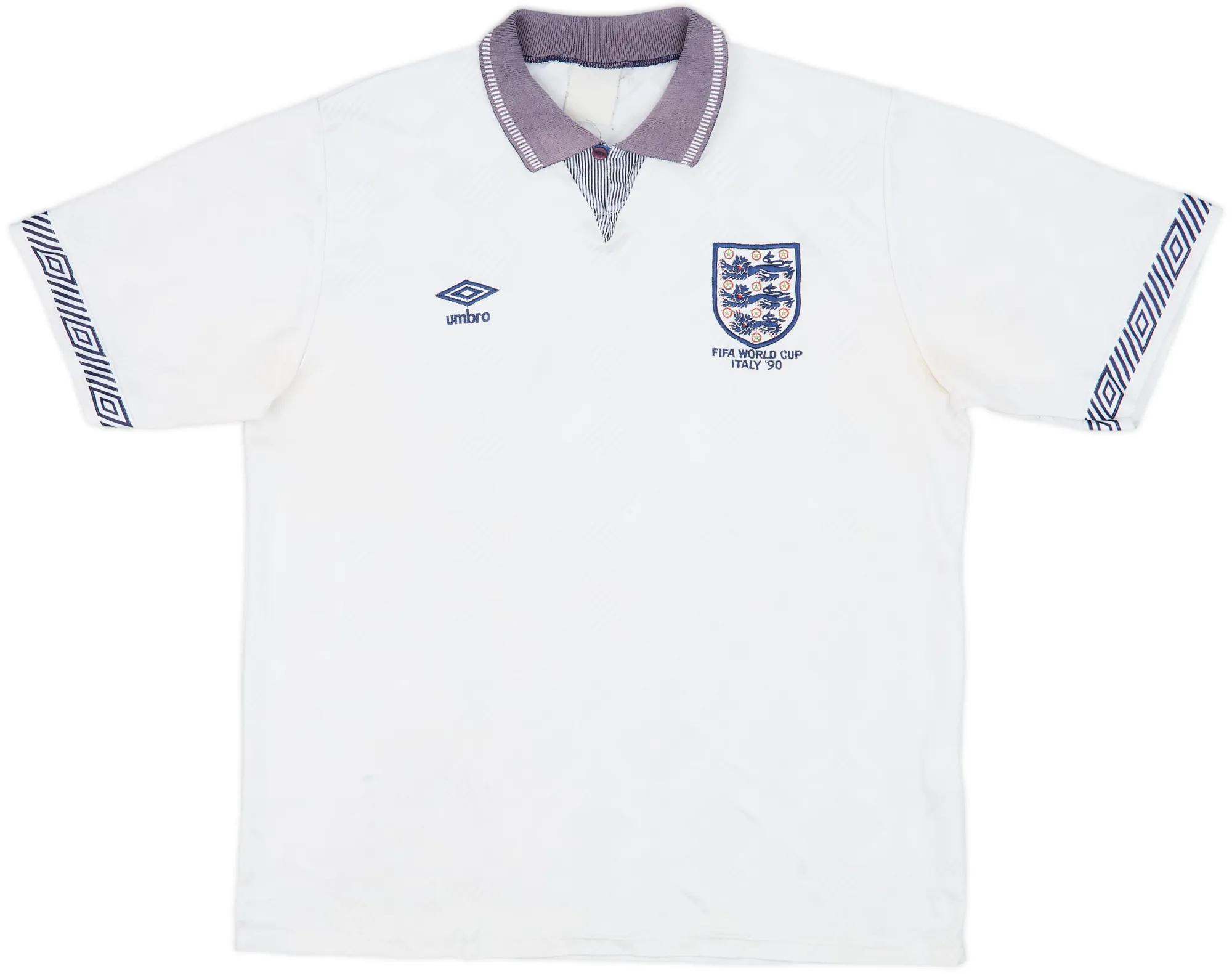 Umbro England Mens SS Home Shirt 1990
