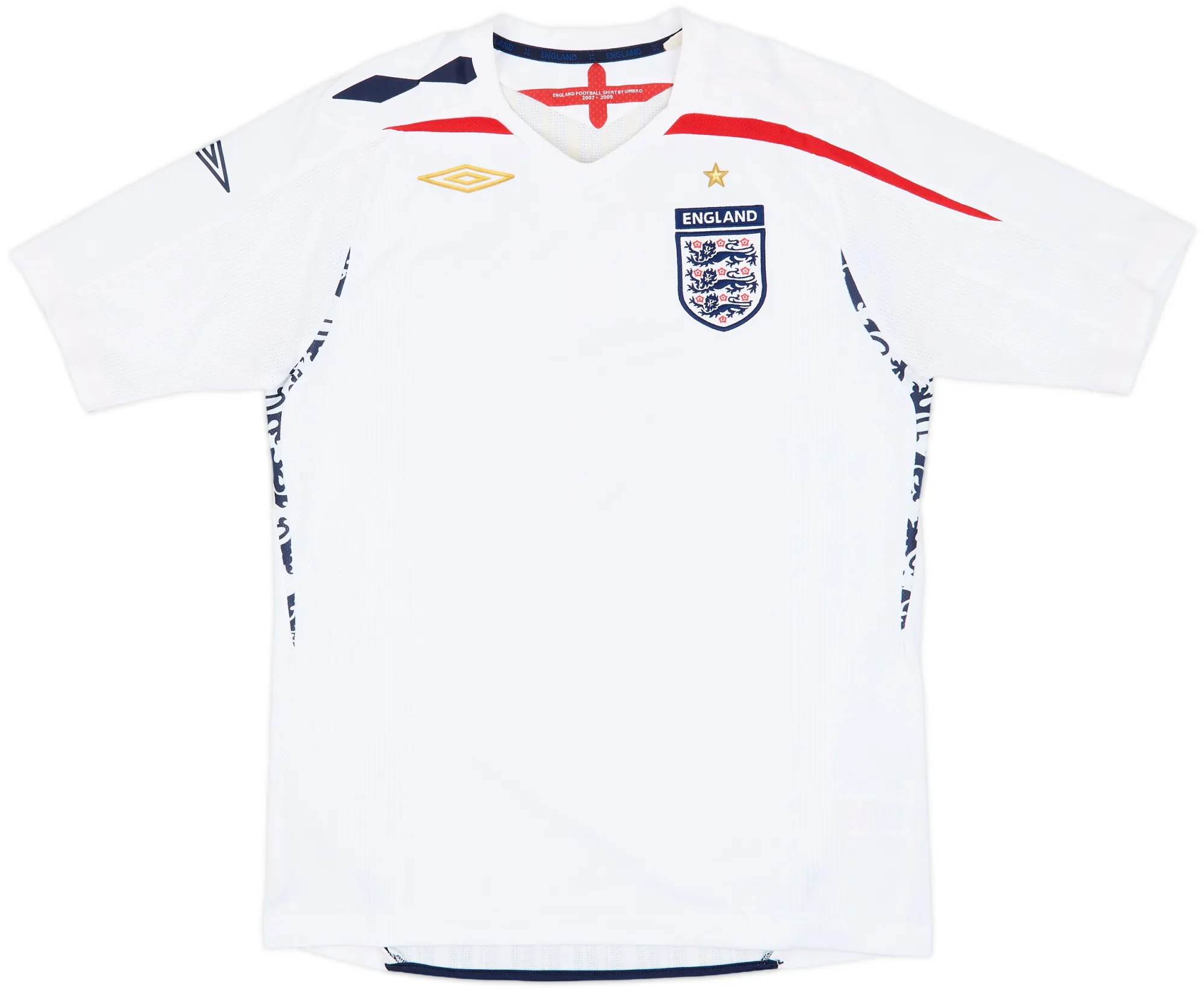 Umbro England Mens SS Home Shirt 2007