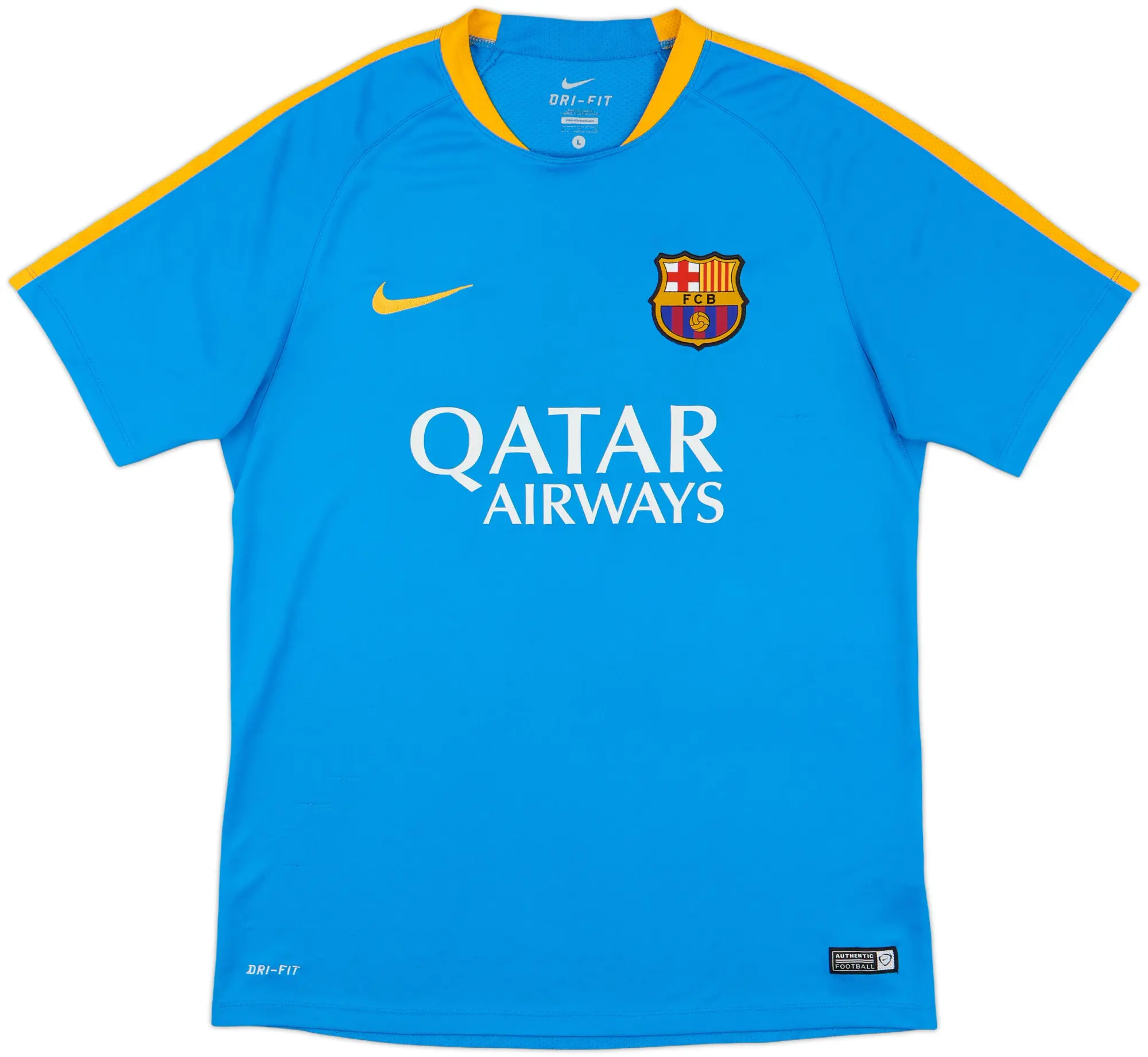 2015-16 Barcelona Nike Training Shirt - 9/10 - (L)
