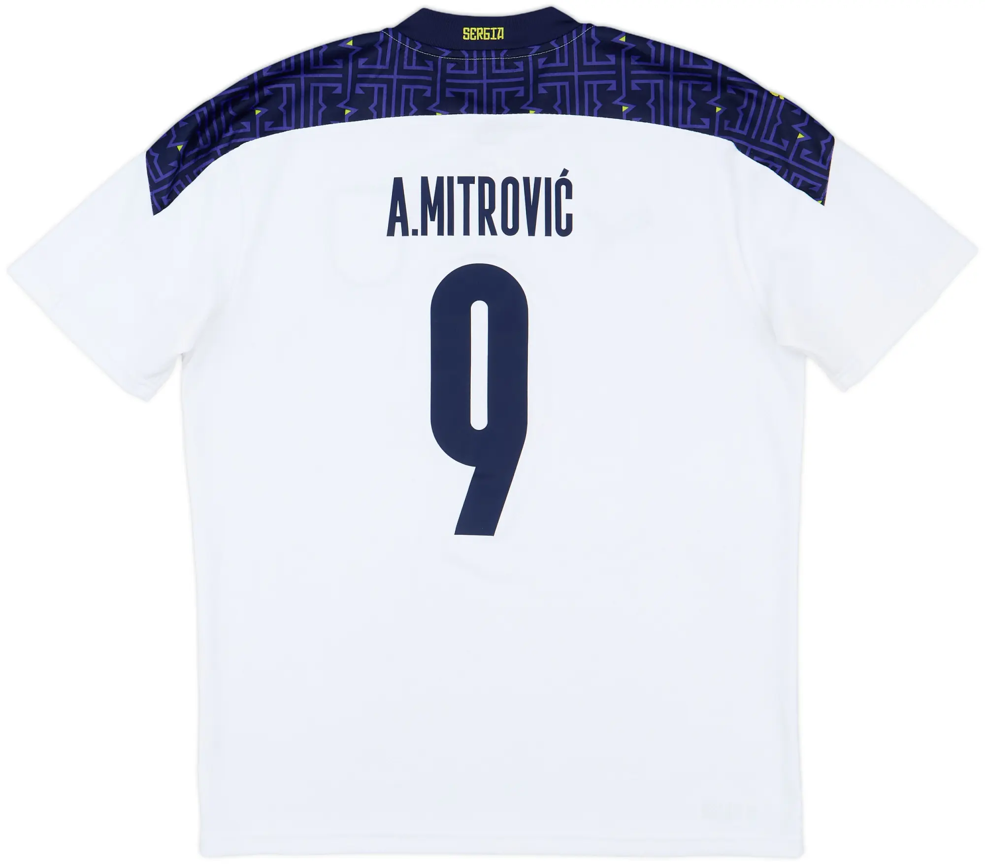 2020-21 Serbia Away Shirt A.Mitrovic #9 - 9/10 - (M)