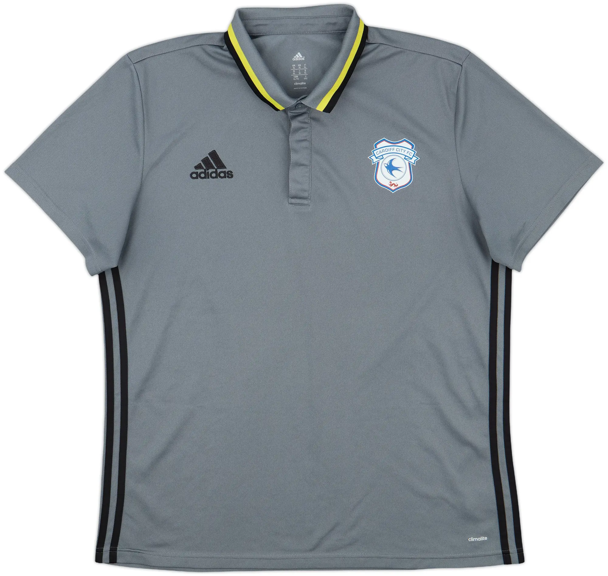 2016-17 Cardiff adidas Polo Shirt - 9/10 - (XL)