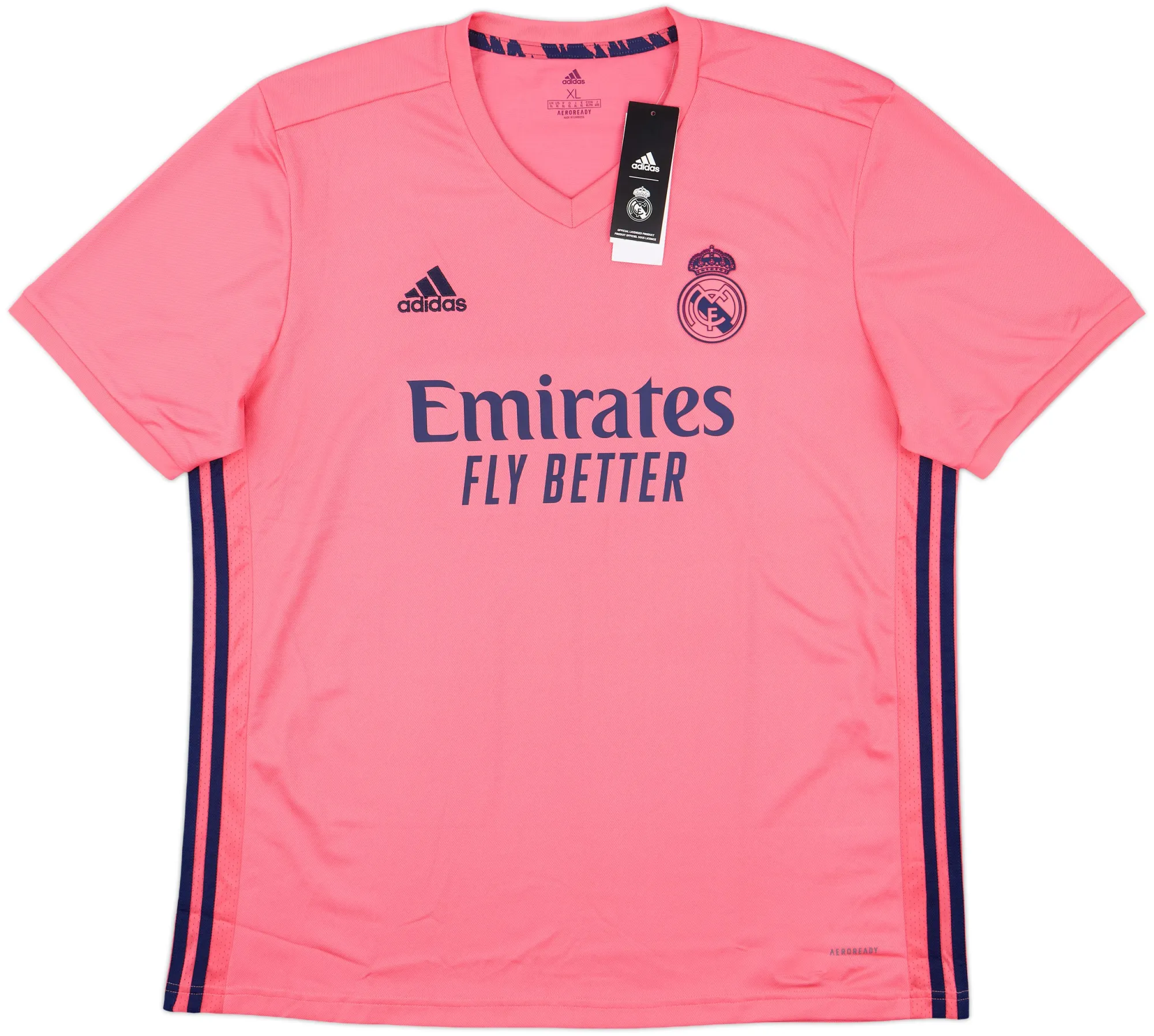 adidas Real Madrid Mens SS Away Shirt 2020/21