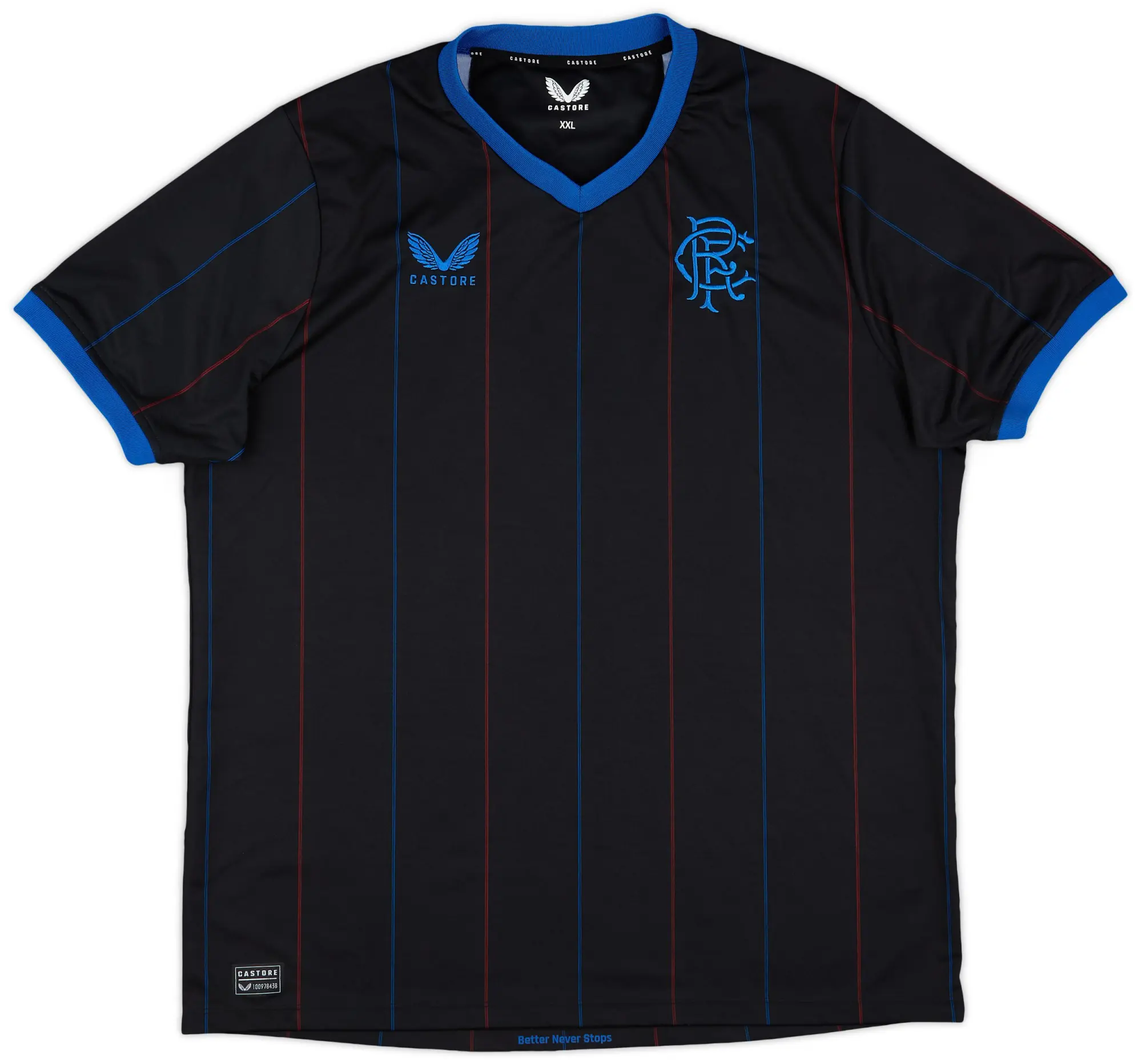 2022-23 Rangers Fourth Shirt - 10/10 - (XXL)