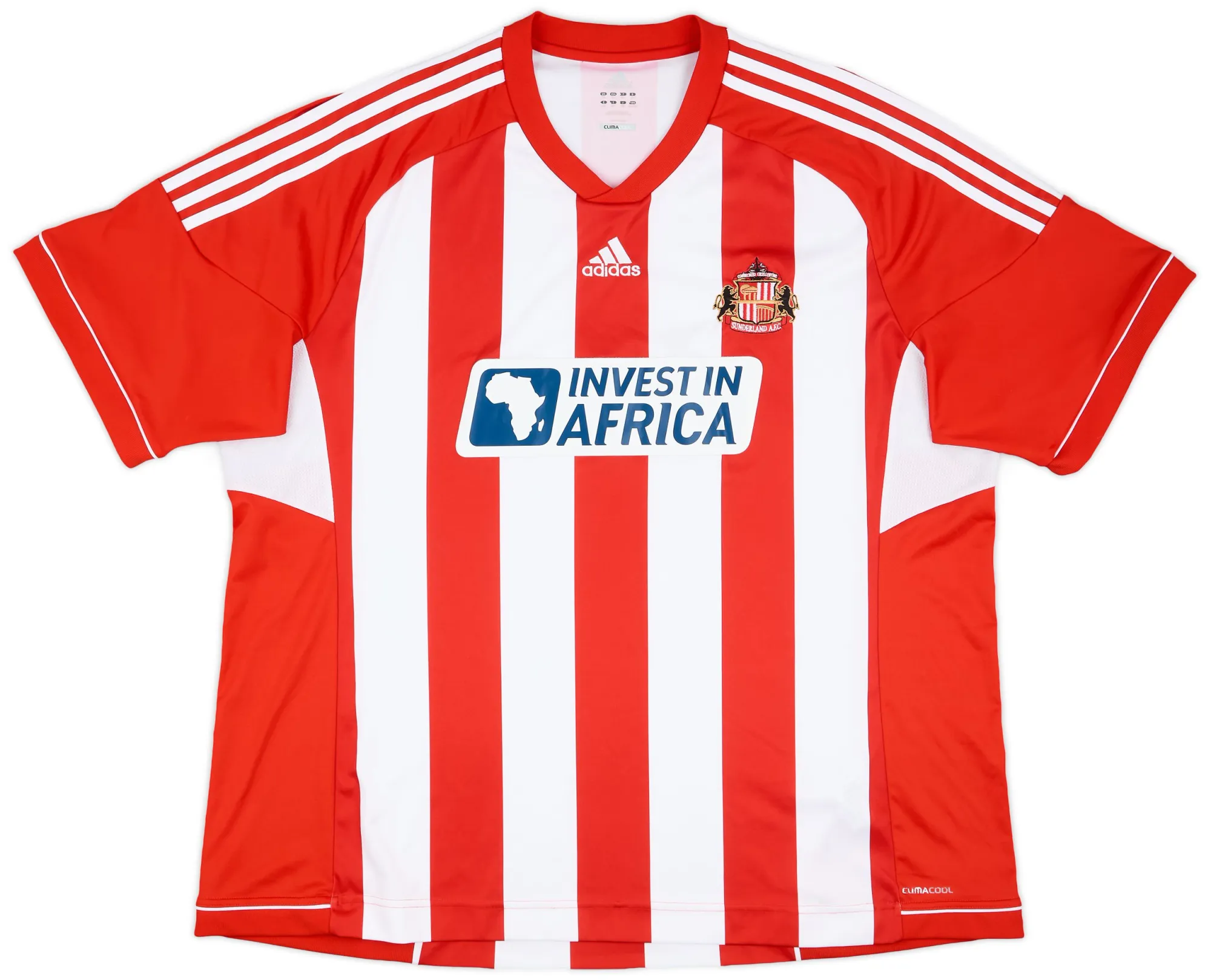 adidas Sunderland Mens SS Home Shirt 2012/13