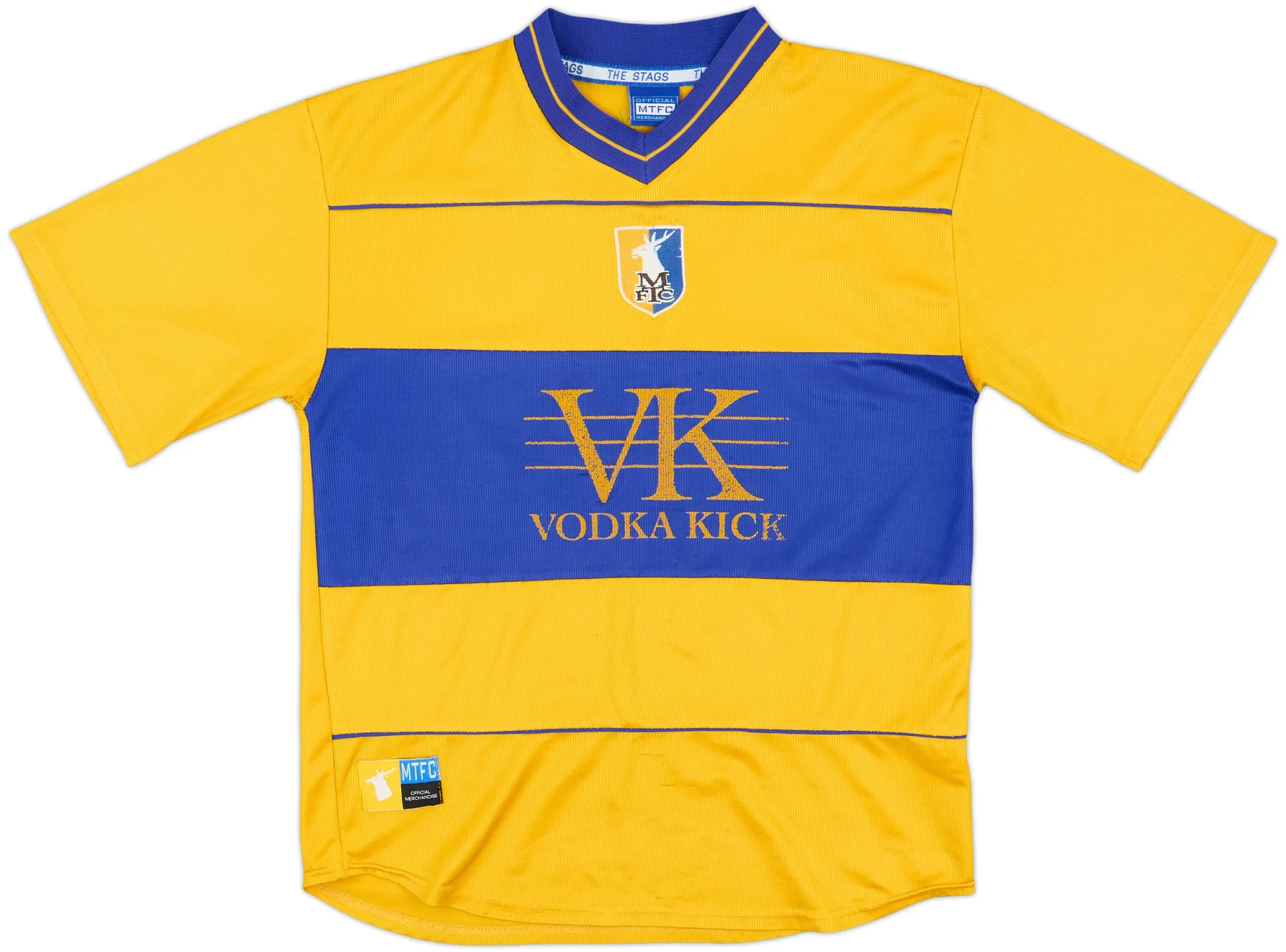 Home Mansfield Town Mens SS Home Shirt 2002/03