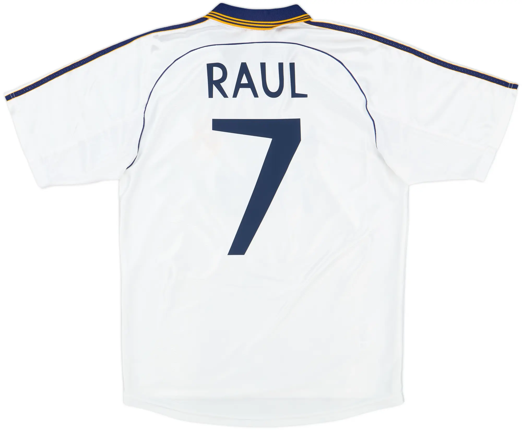1998-00 Real Madrid Home Shirt Raul #7 - 9/10 - (M)