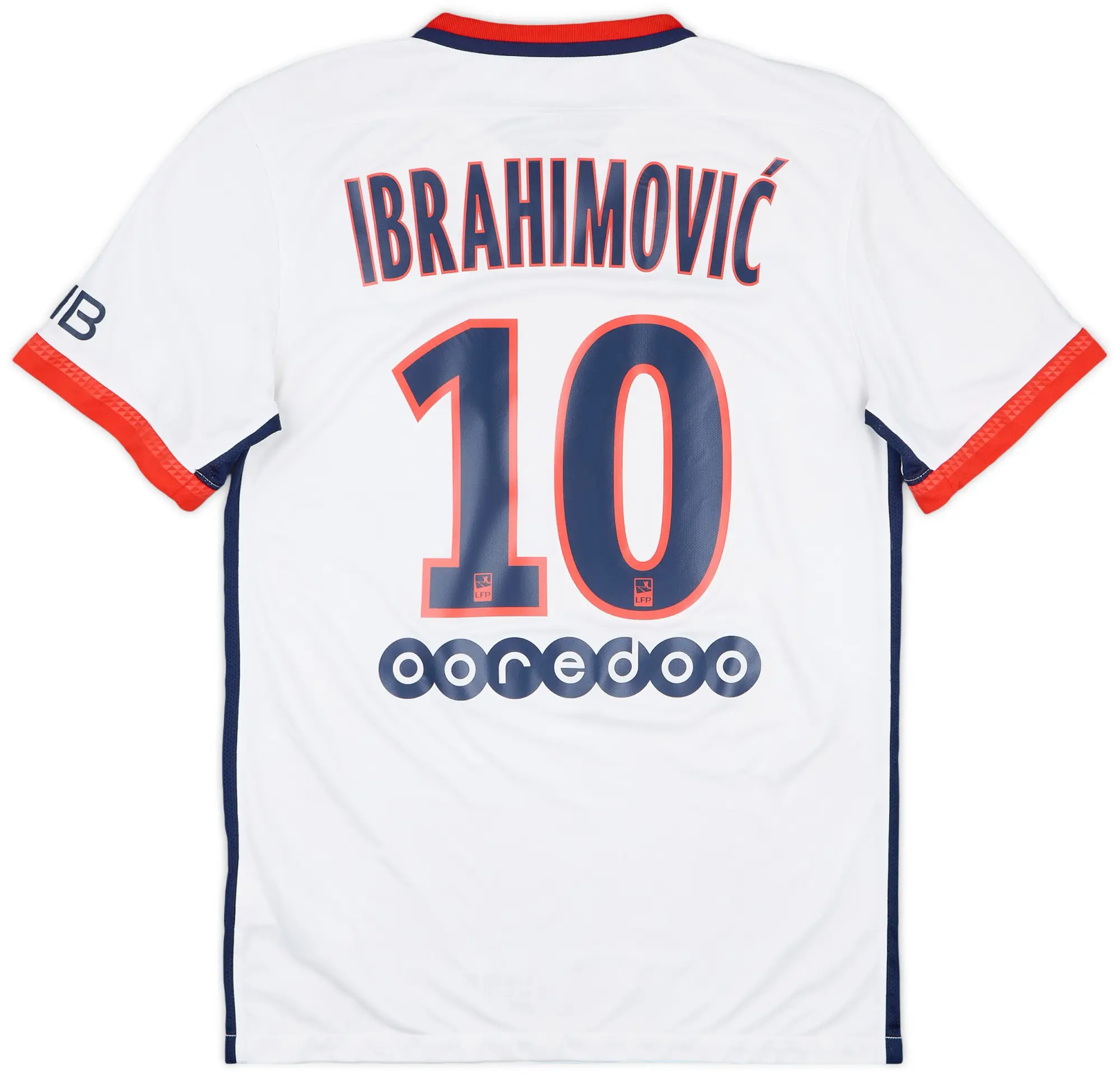 2015-16 Paris Saint-Germain Away Shirt Ibrahimovic #10 - 7/10 - (S)