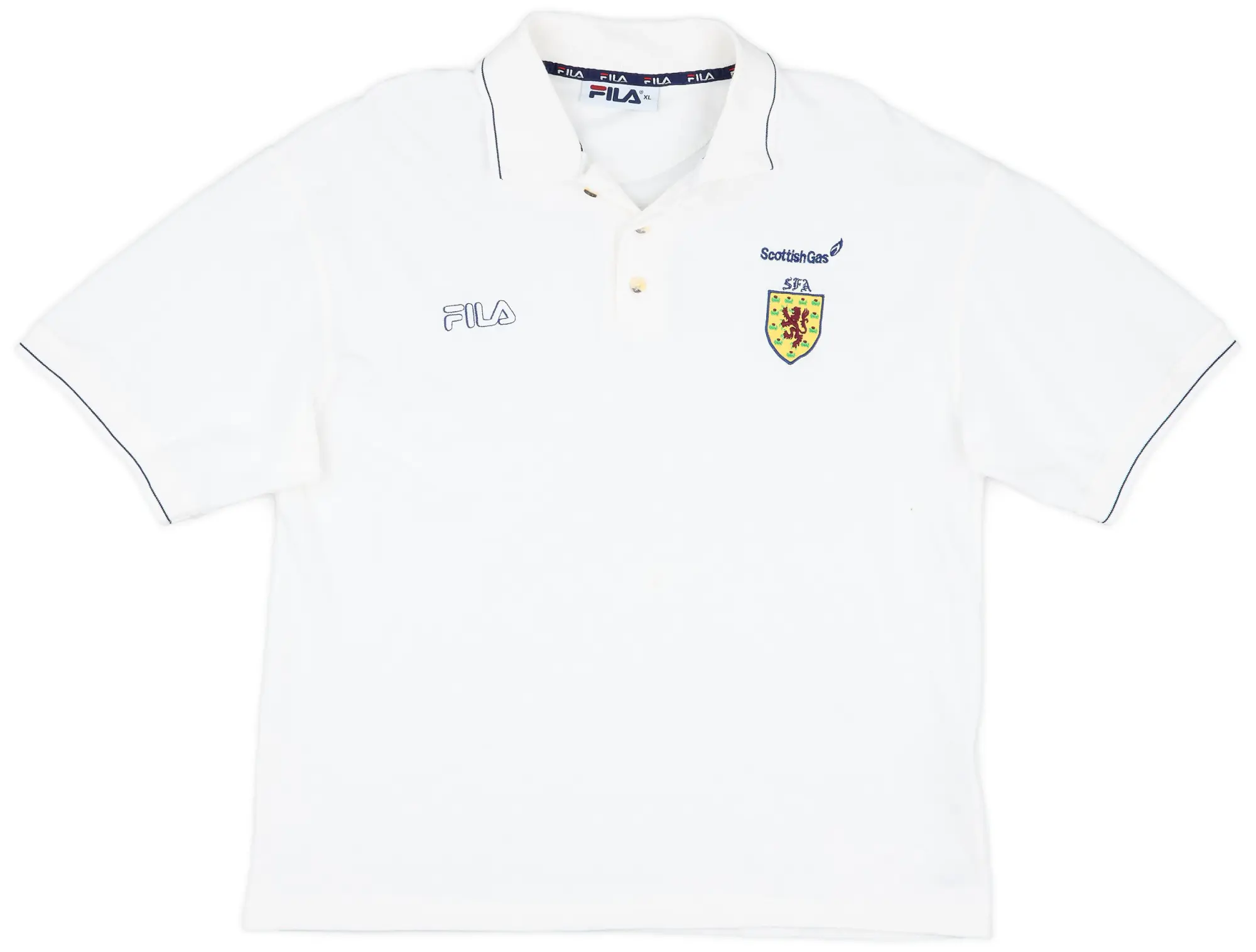 2000-02 Scotland Fila Polo Shirt - 10/10 - (XL)