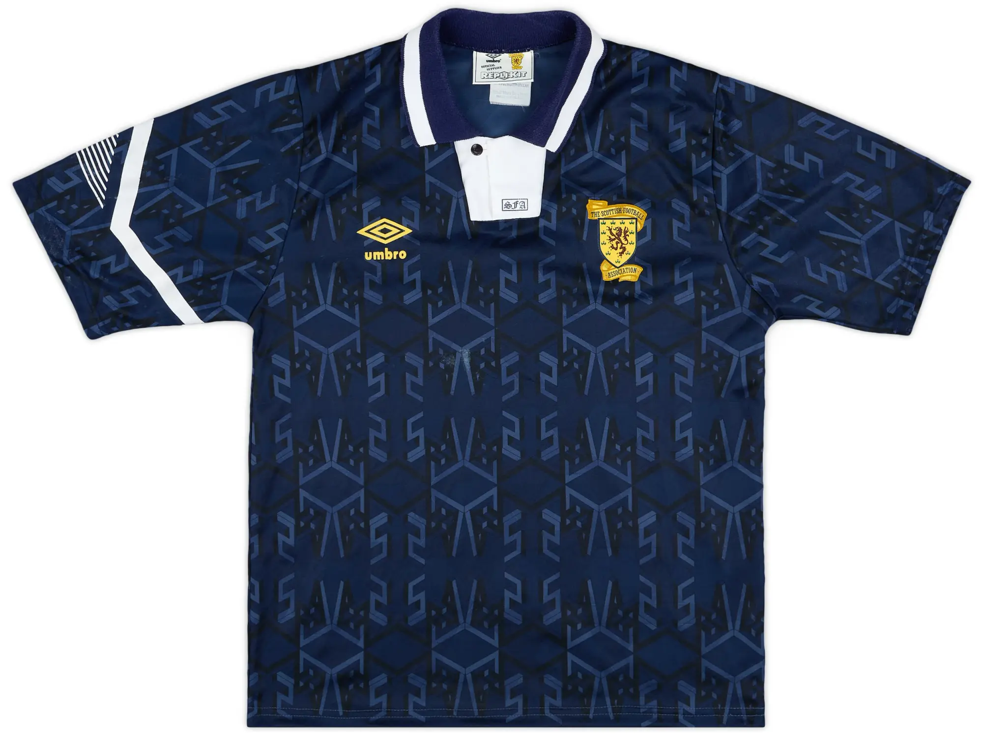Umbro Scotland Mens SS Home Shirt 1991