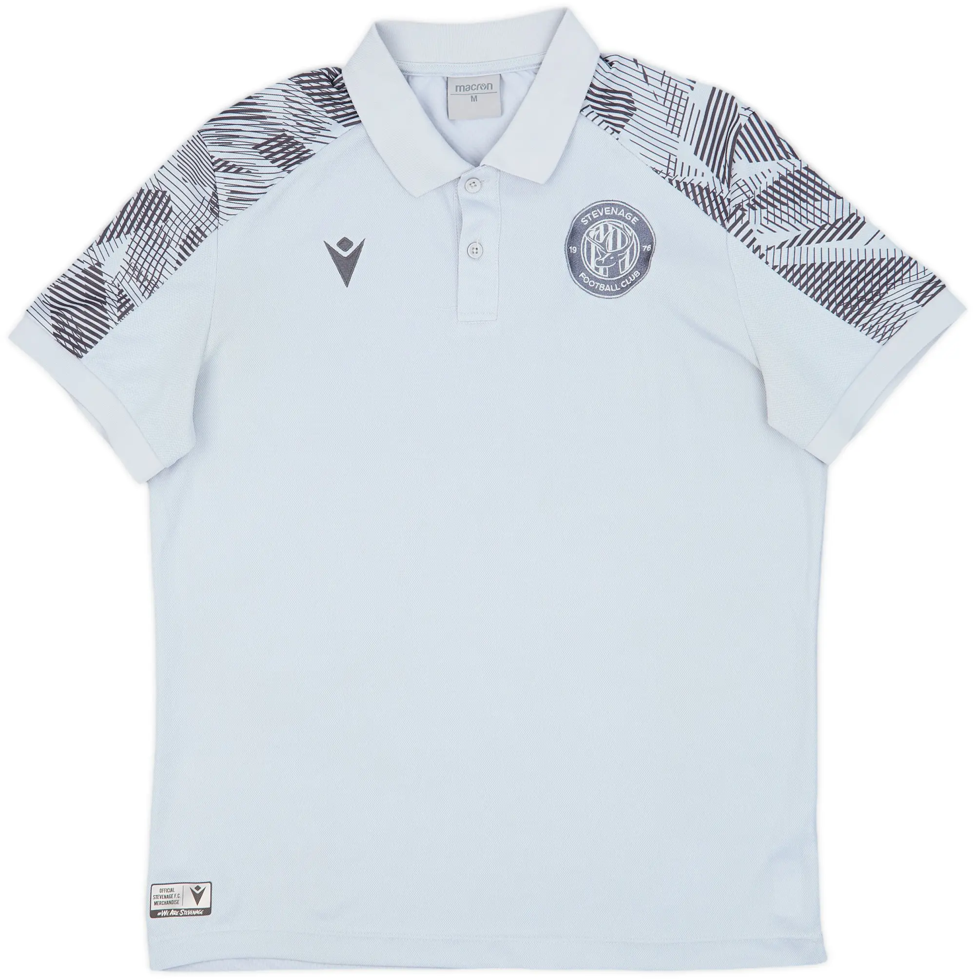 2023-24 Stevenage Macron Polo Shirt - 8/10 - (M)