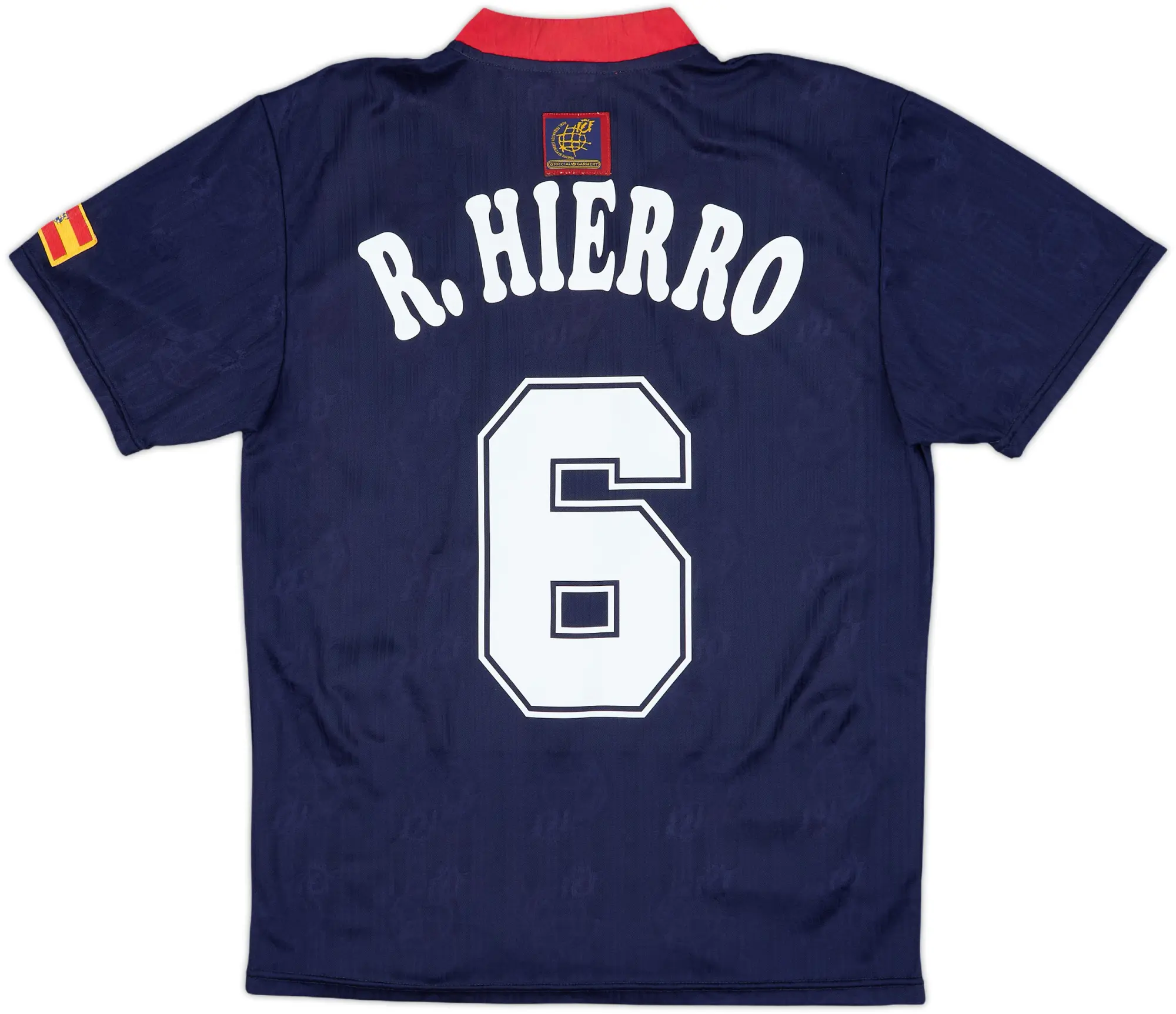 1996-98 Spain Away Shirt R.Hierro #6 - 9/10 - (M)