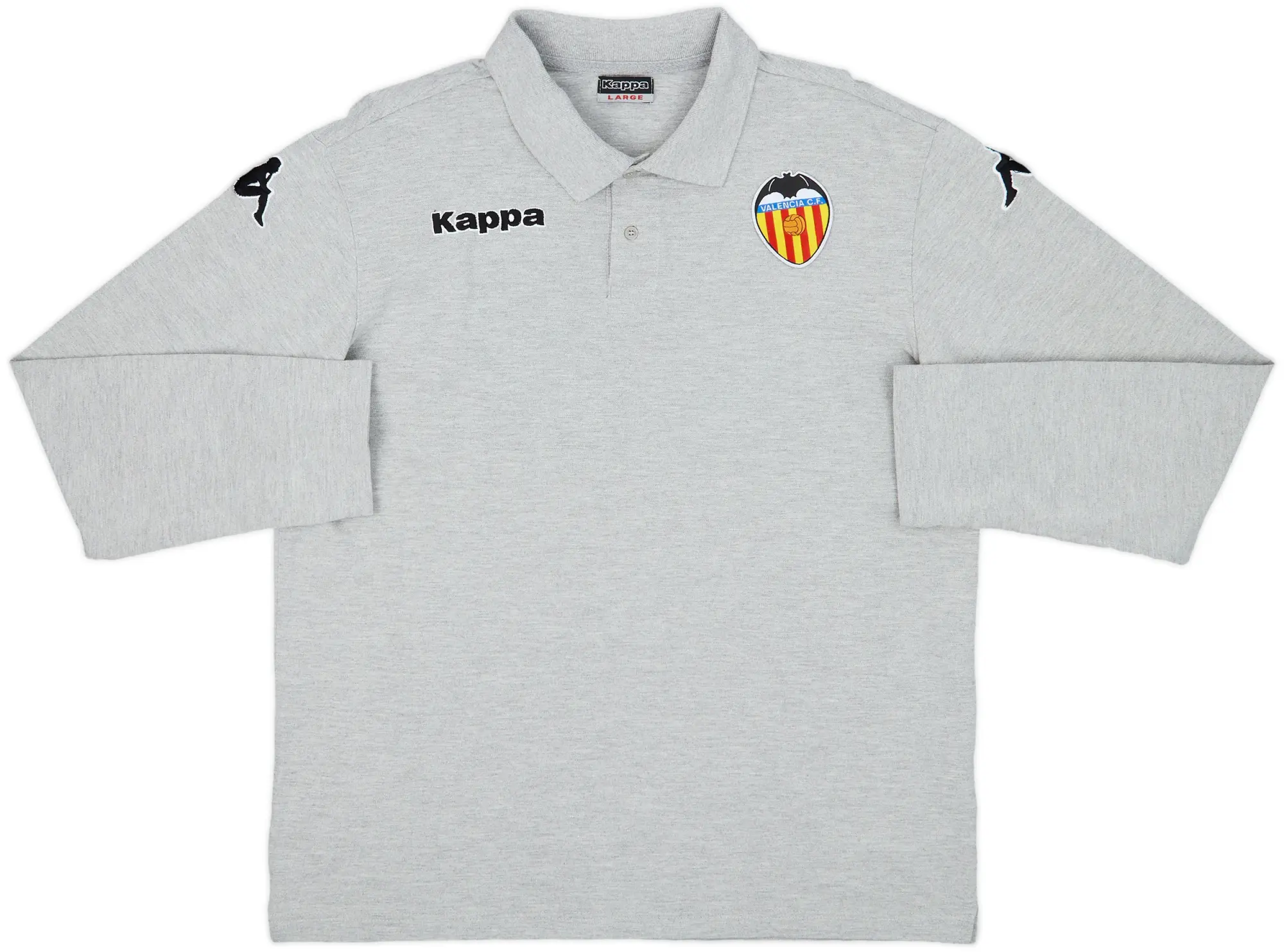2009-10 Valencia Kappa Polo L/S Shirt - 8/10 - (L)