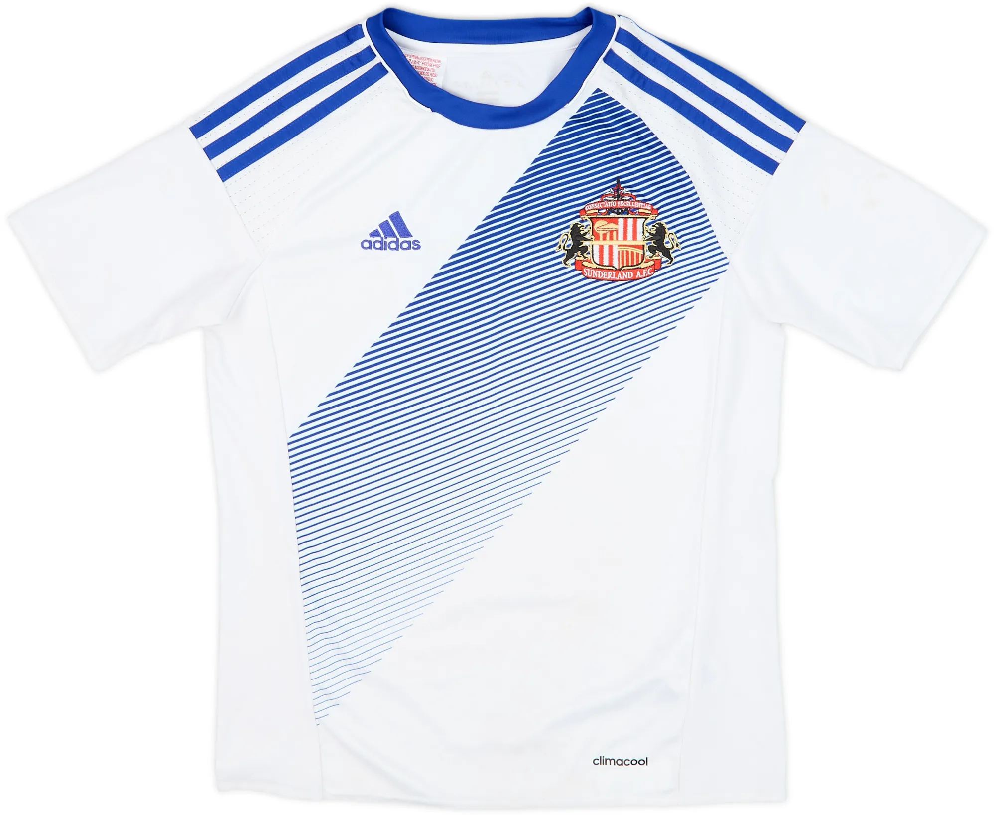 adidas Sunderland Boys SS Away Shirt 2016/17