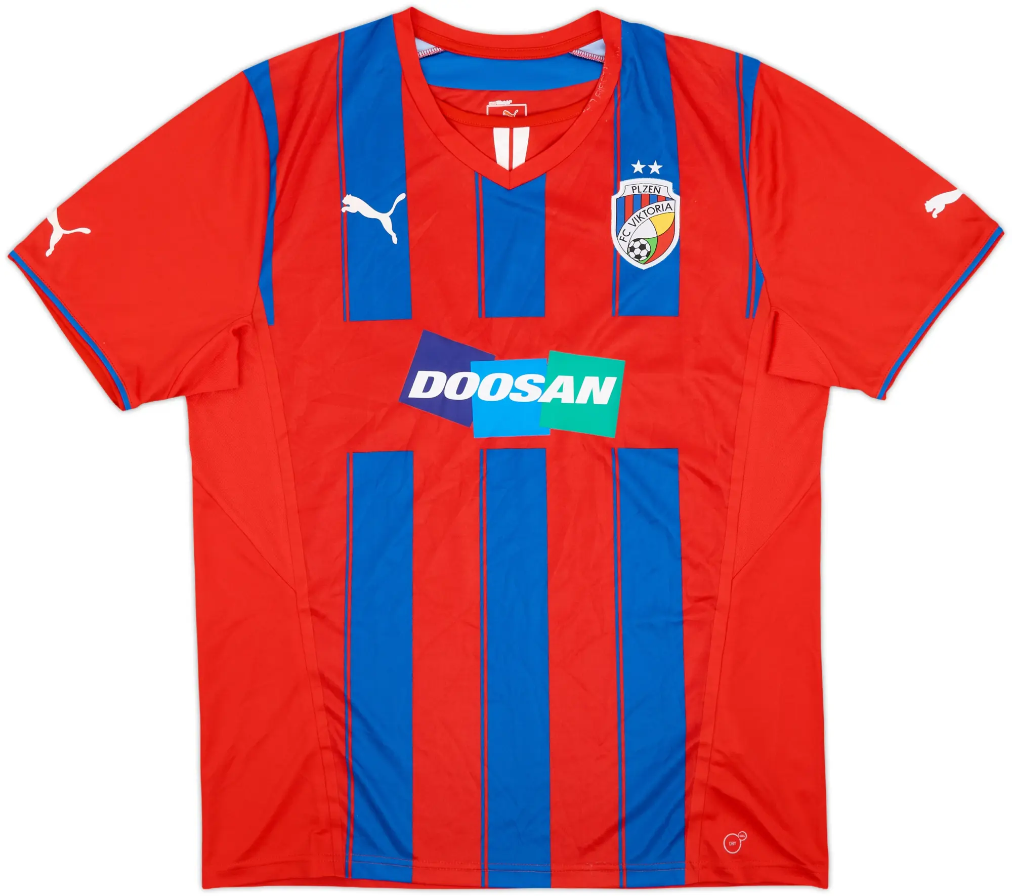 2013-14 Viktoria Plzen Home Shirt - 7/10 - (XL)